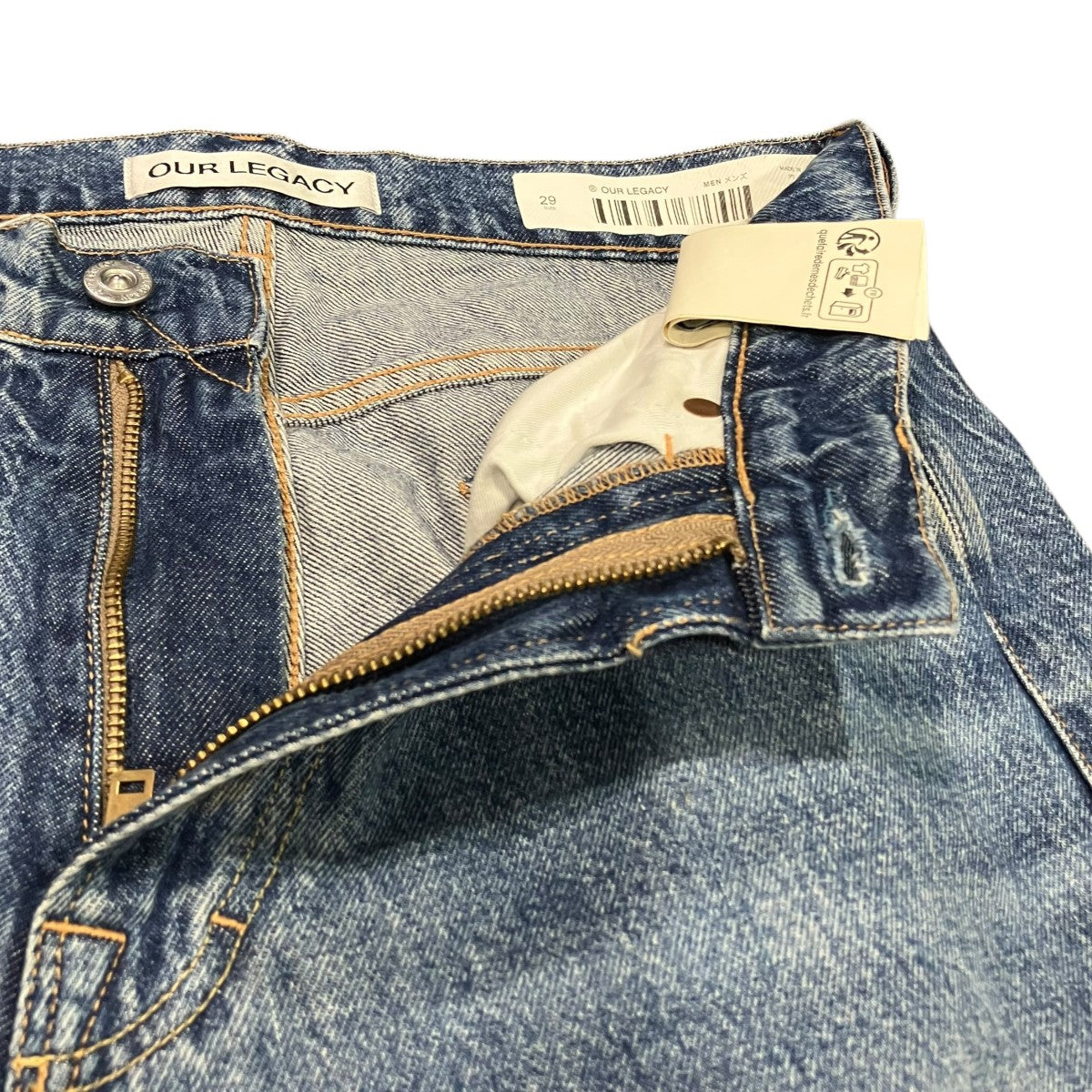 OUR LEGACY DEADLINE WASH THIRD CUT JEANSデニムパンツM2255TCD 古着・中古-3枚目のアイテム画像