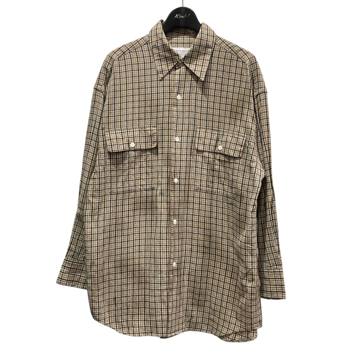 UNITED ARROWS チェックシャツ 古着・中古-1枚目のアイテム画像