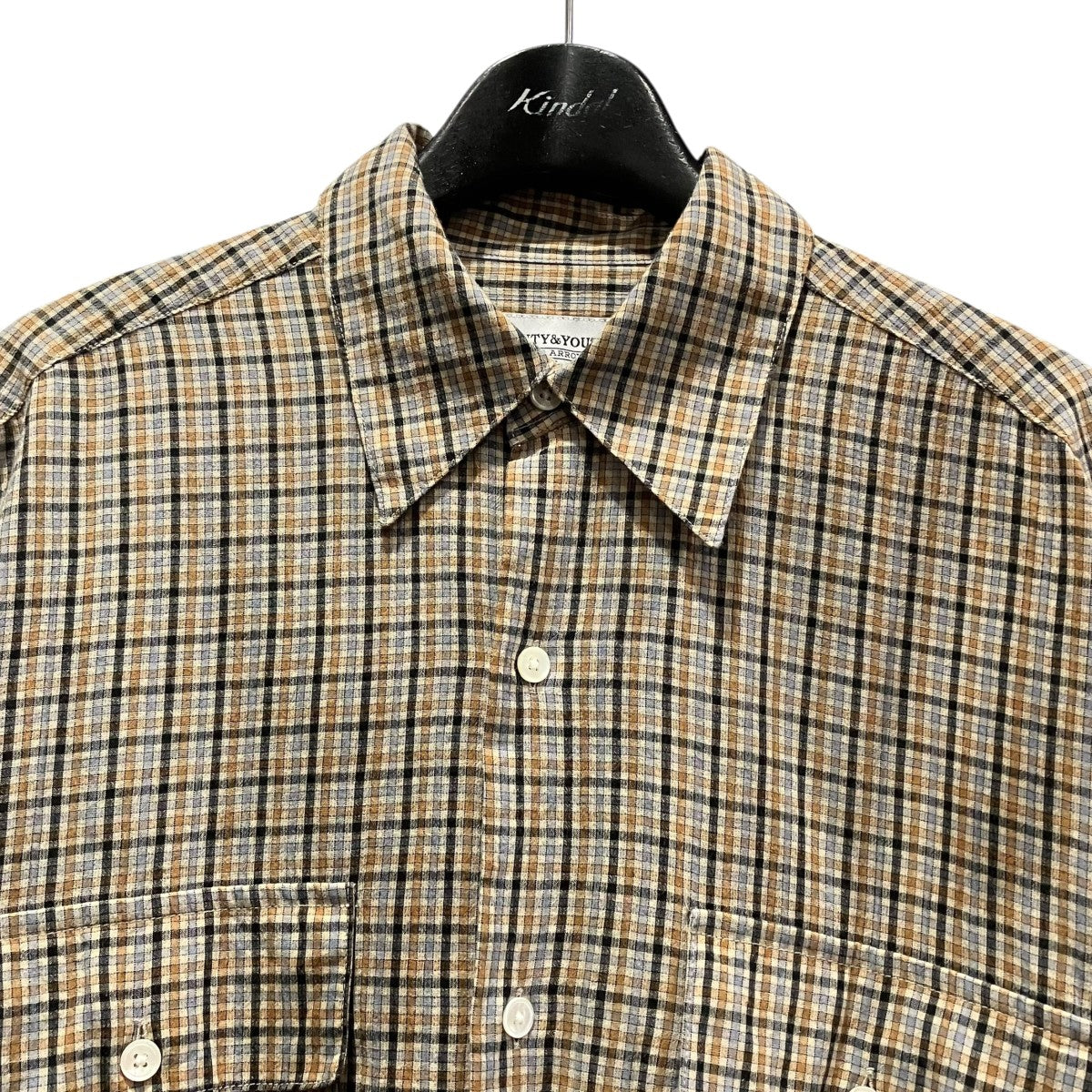 UNITED ARROWS チェックシャツ 古着・中古-3枚目のアイテム画像