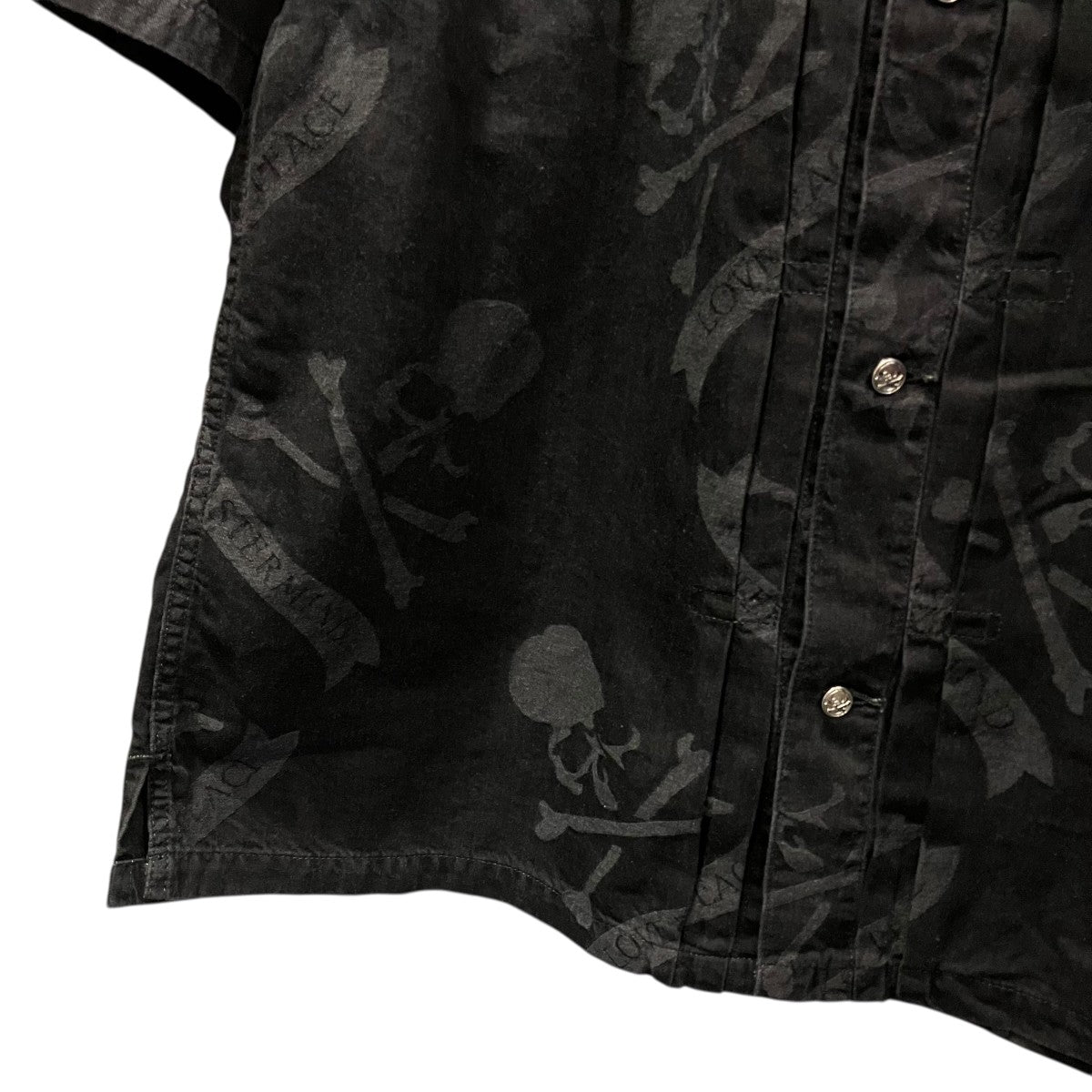 MASTERMIND WORLD 26SSMASTERMIND WORLD ALOHA SS DENIM SHIRTアロハデニムシャツMW26SE1-SH001-002 古着・中古-4枚目のアイテム画像