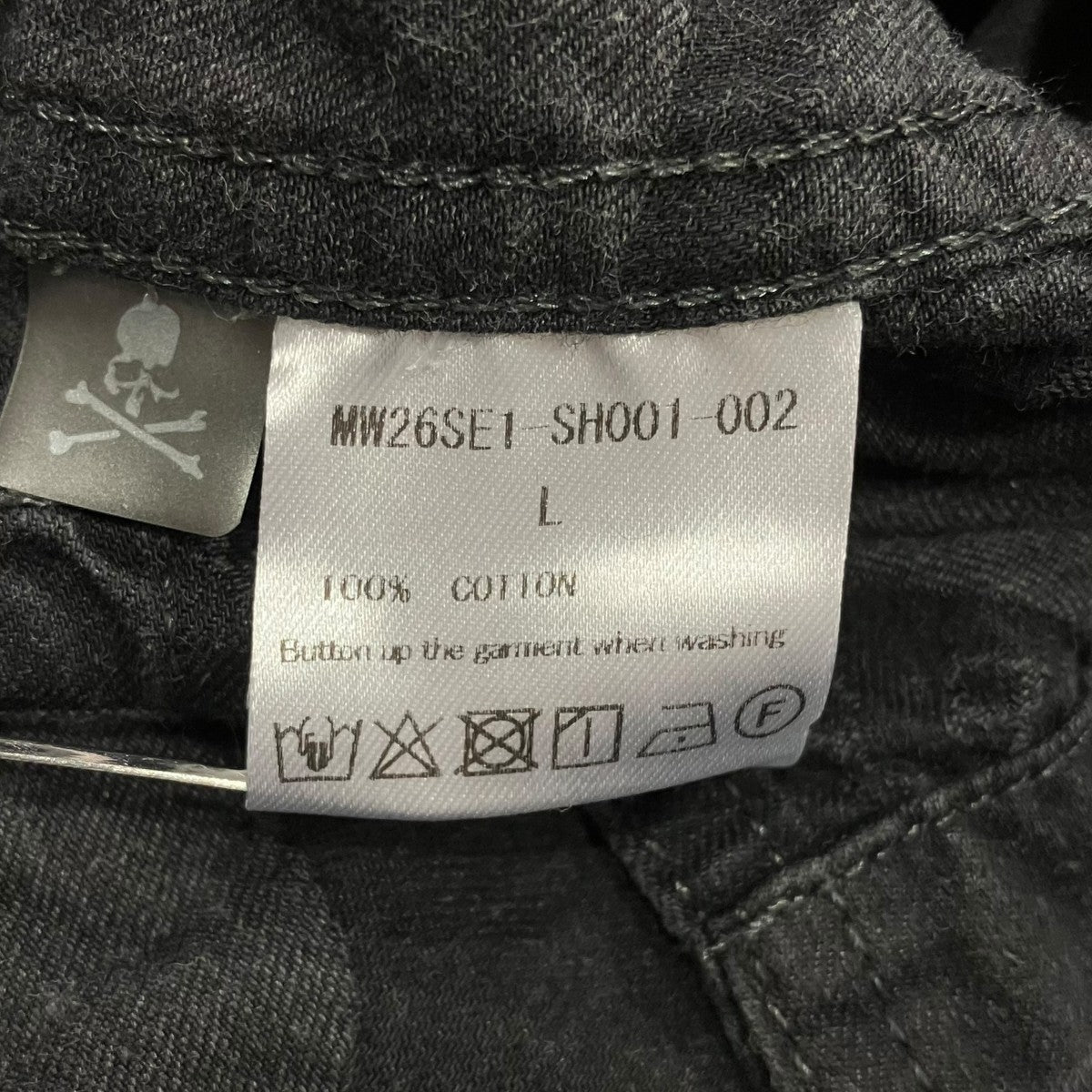 MASTERMIND WORLD 26SSMASTERMIND WORLD ALOHA SS DENIM SHIRTアロハデニムシャツMW26SE1-SH001-002 古着・中古-5枚目のアイテム画像