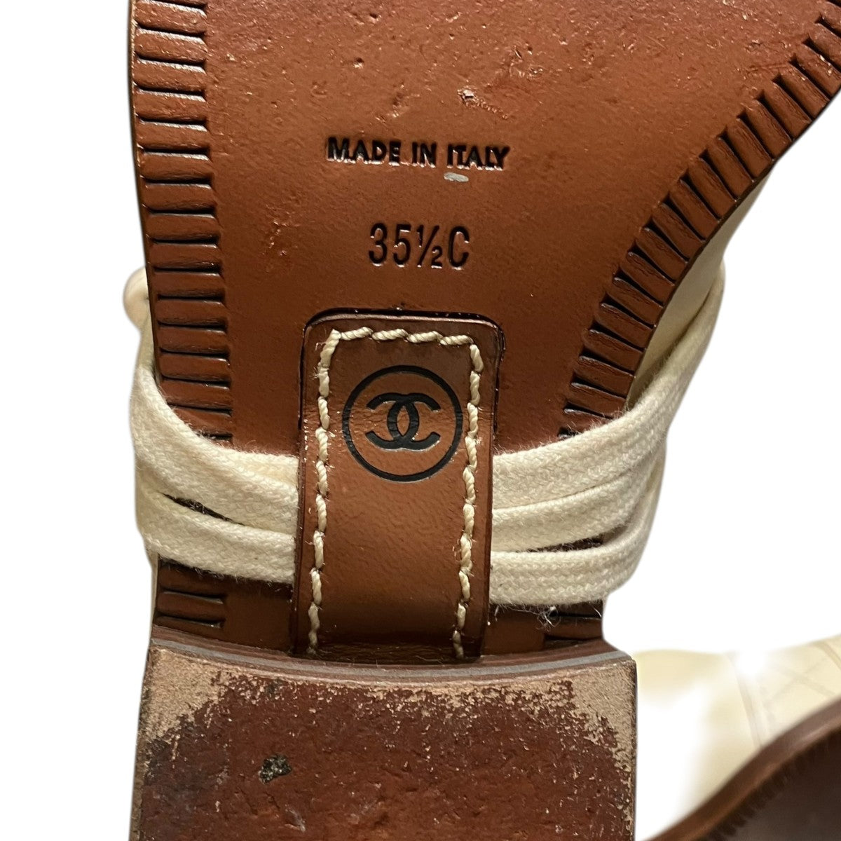 CHANEL レースアップブーツG29685 古着・中古-8枚目のアイテム画像