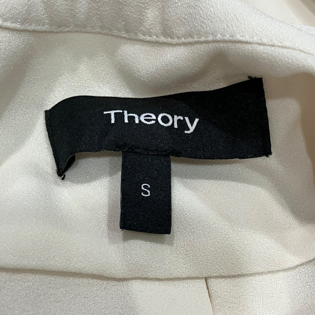 theory ISALVA SHALLOW GGTバンドカラープルオーバーシャツ 古着・中古-5枚目のアイテム画像