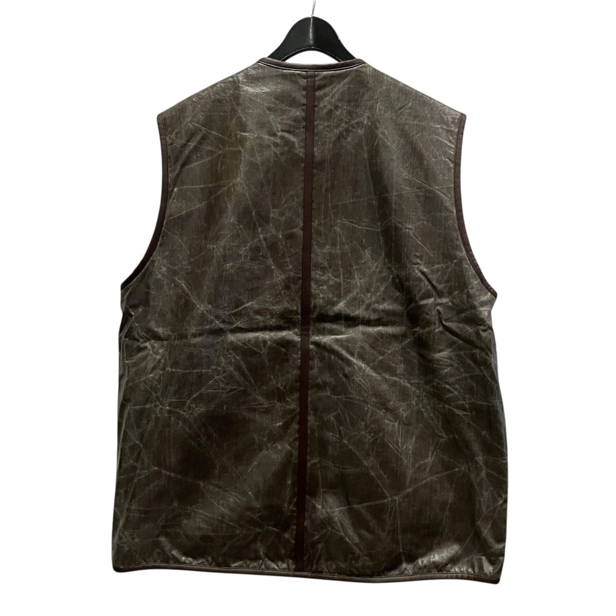 Coating Canvas Boa VestコーティングキャンバスベストUDF24504