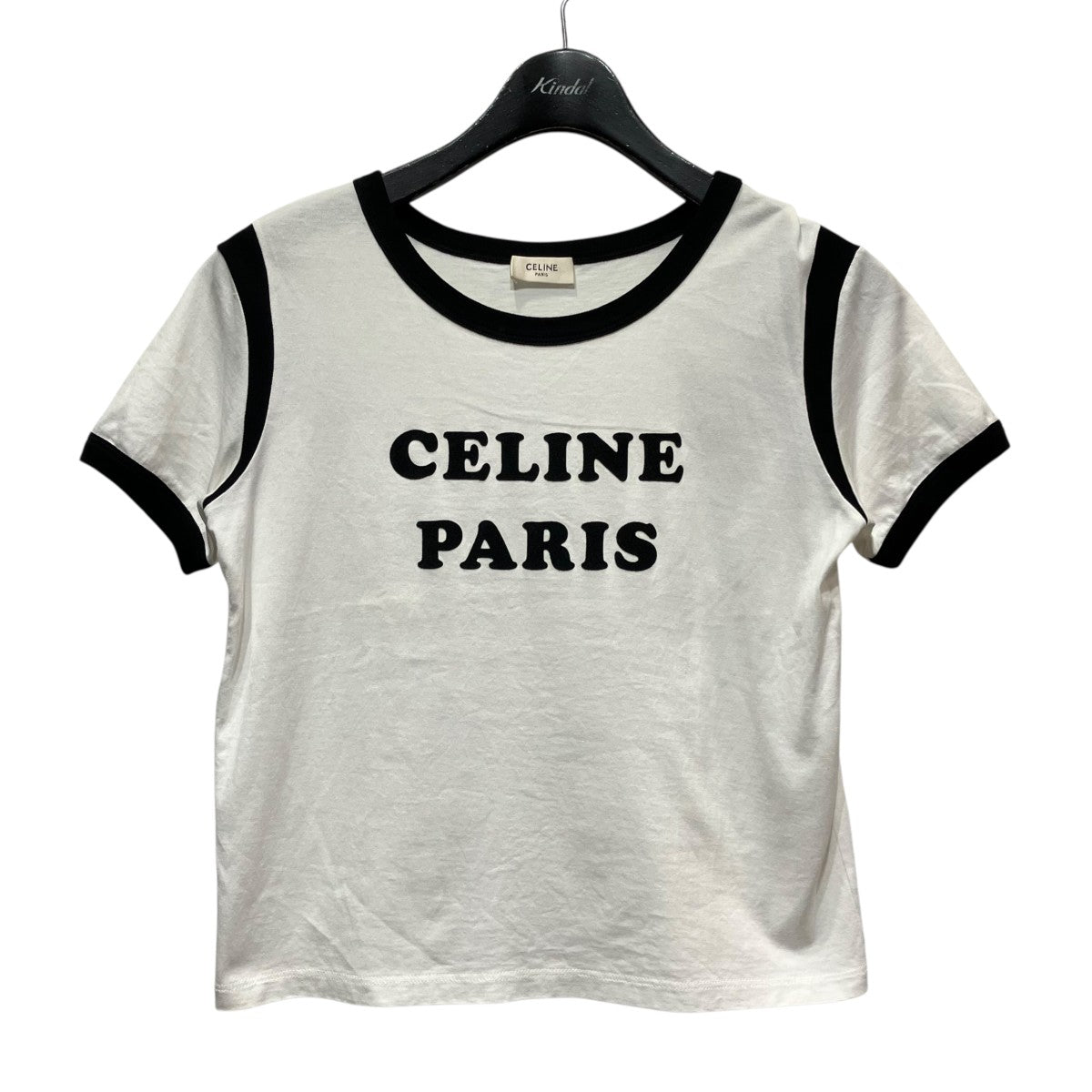 CELINE フロッキーロゴTシャツ2X890671Q 古着・中古-1枚目のアイテム画像