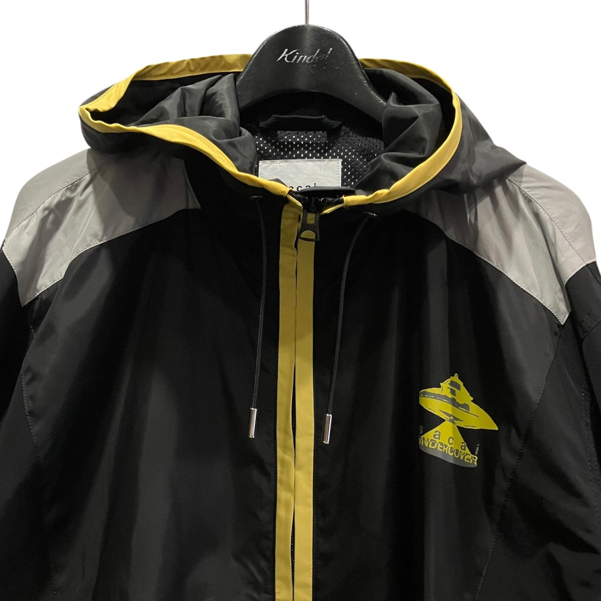 sacai×UNDERCOVER ナイロンジップアップブルゾンマウンテンパーカー21-0387S 古着・中古-3枚目のアイテム画像
