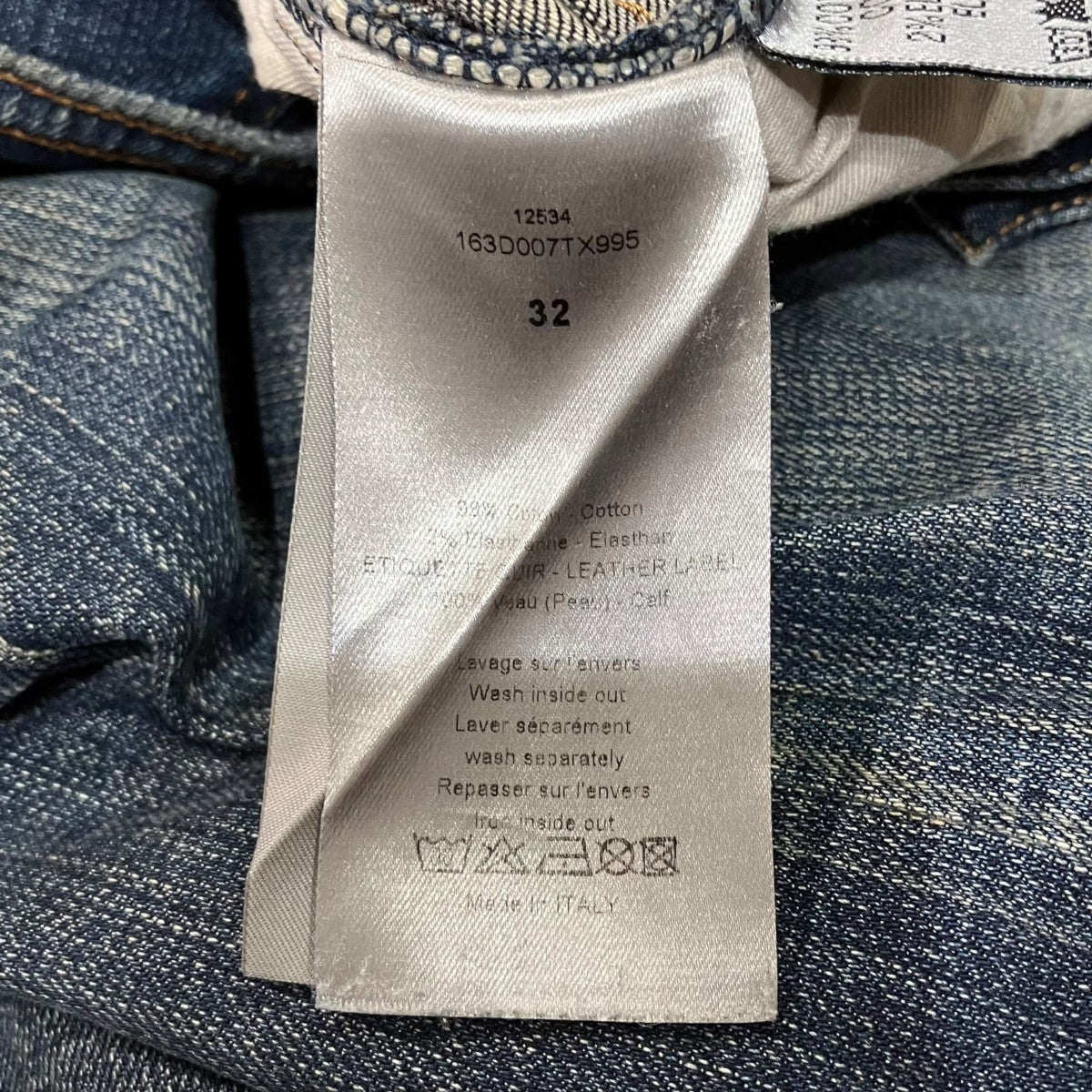 Dior Homme JAKEデニムパンツ163D007TX995 古着・中古-7枚目のアイテム画像