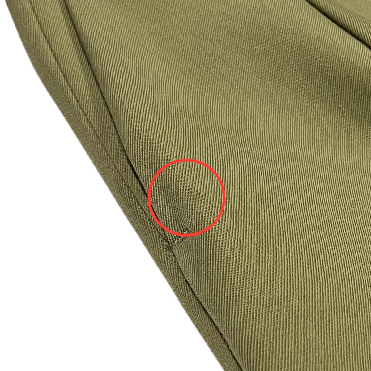 AURALEE LIGHT WOOL MAX GABARDINE TWO-TUCK SLACKS2タックスラックスA24SP03MG 古着・中古-7枚目のアイテム画像