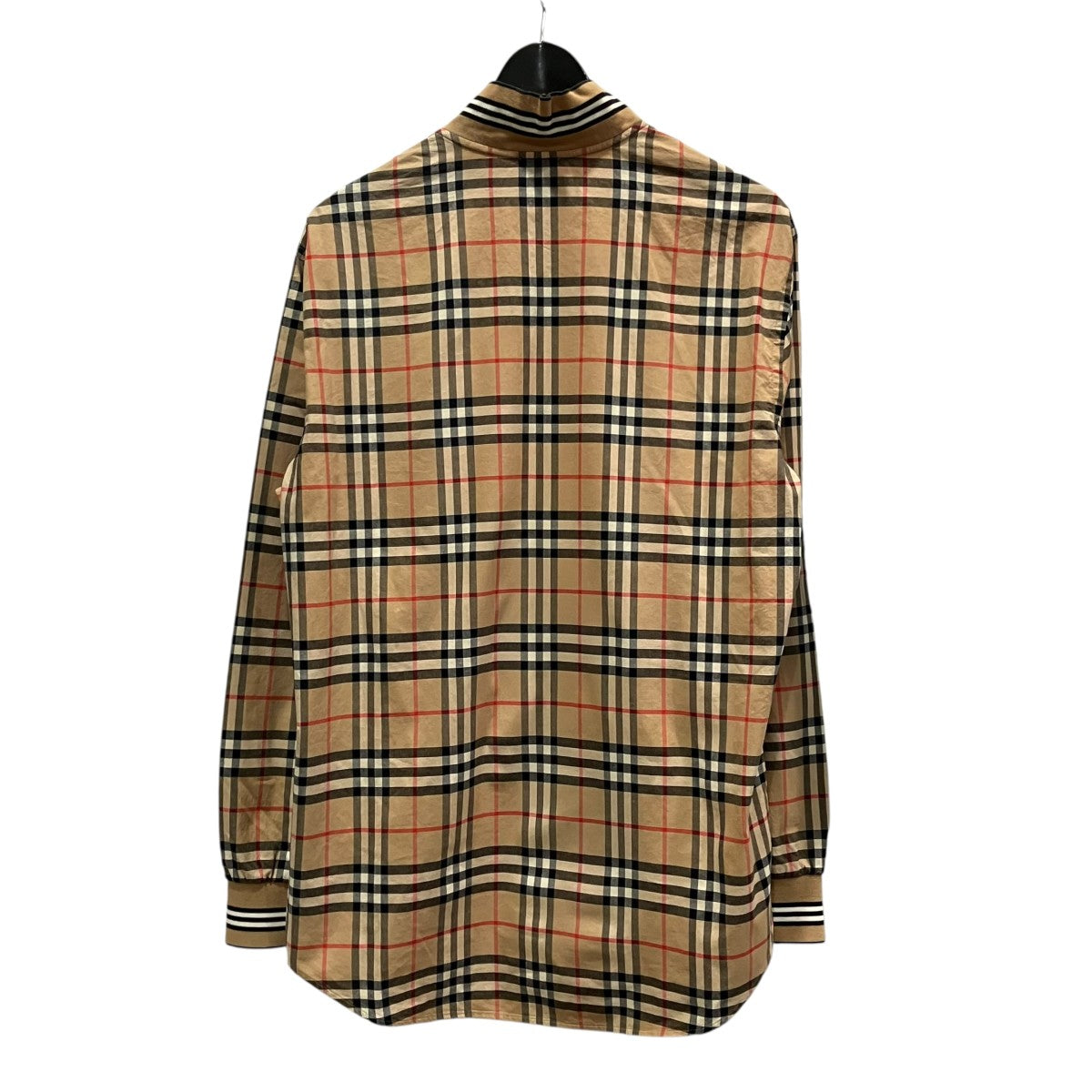 BURBERRY リブニットチェックシャツ8017302 古着・中古-2枚目のアイテム画像