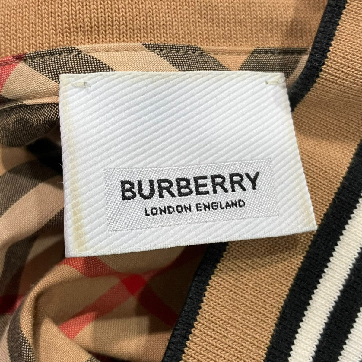 BURBERRY リブニットチェックシャツ8017302 古着・中古-6枚目のアイテム画像