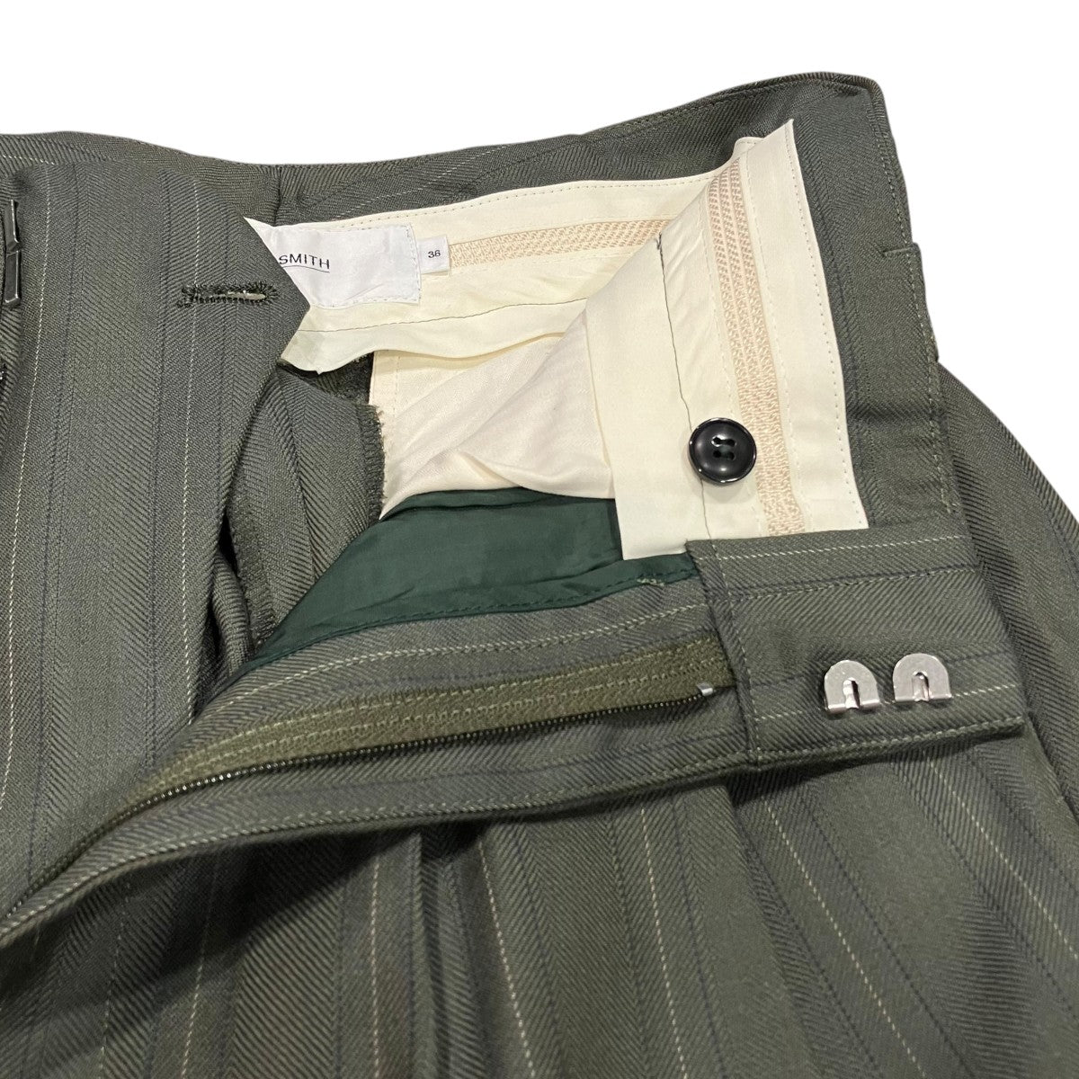 JANE SMITH 2タックストライプスラックスPT-#720L ST 古着・中古-3枚目のアイテム画像