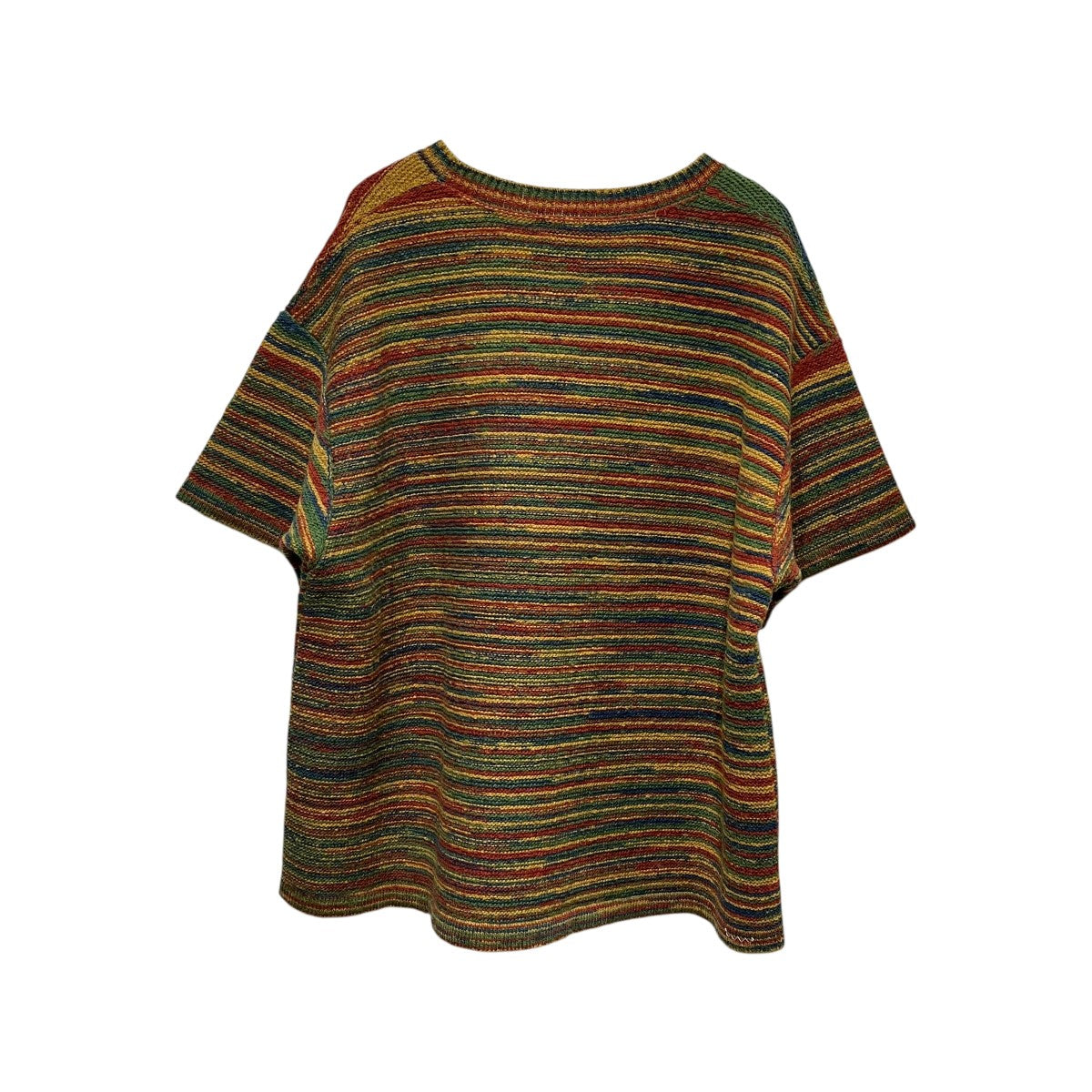WMV(VISVIM) 26SS紙袋 JUMBO KNIT TEE S S W半袖ボーダーニット0326105012003 古着・中古-2枚目のアイテム画像