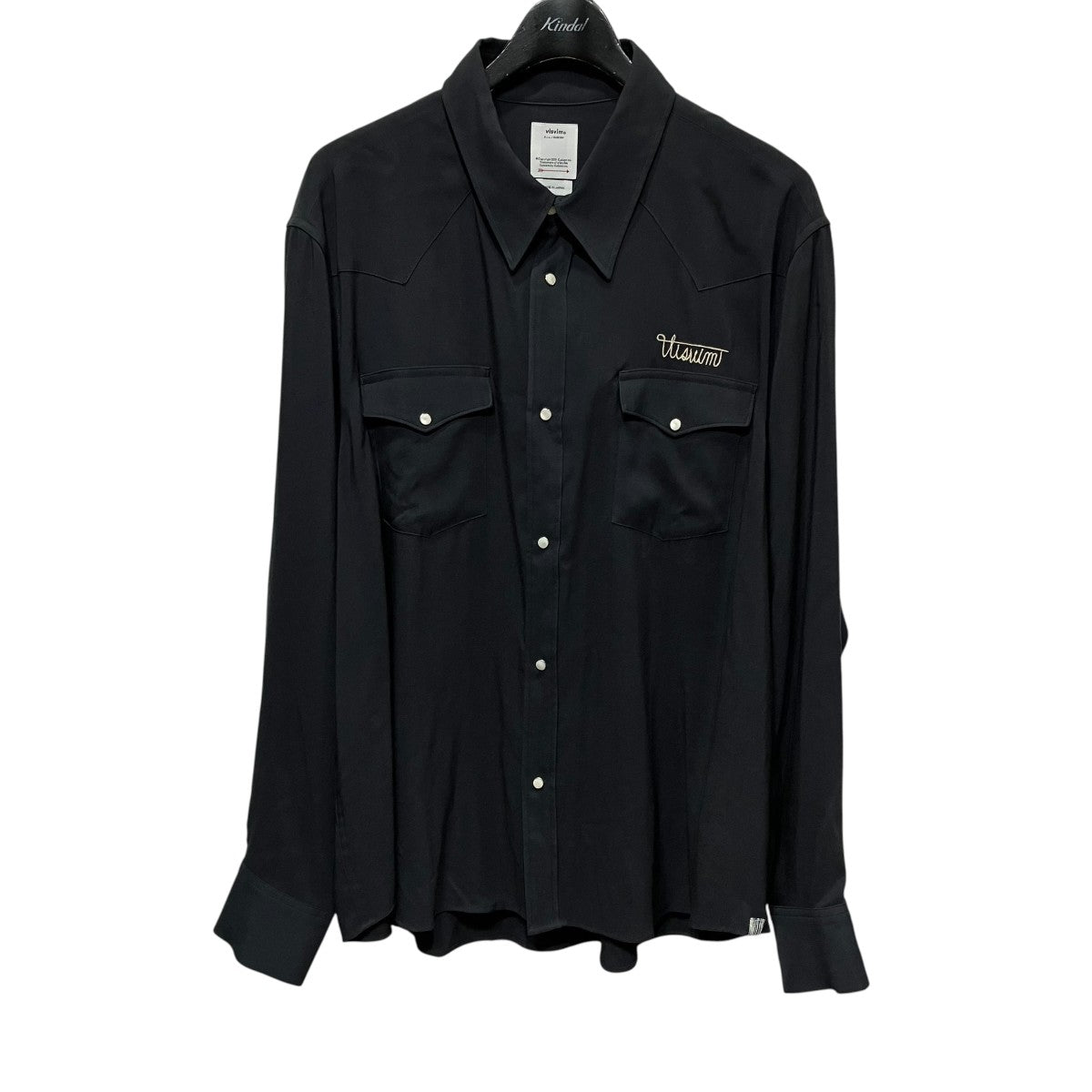 VISVIM 26SSFOUR CORNERS L Sバック刺しゅうウエスタンシャツ0126105011008 古着・中古-1枚目のアイテム画像