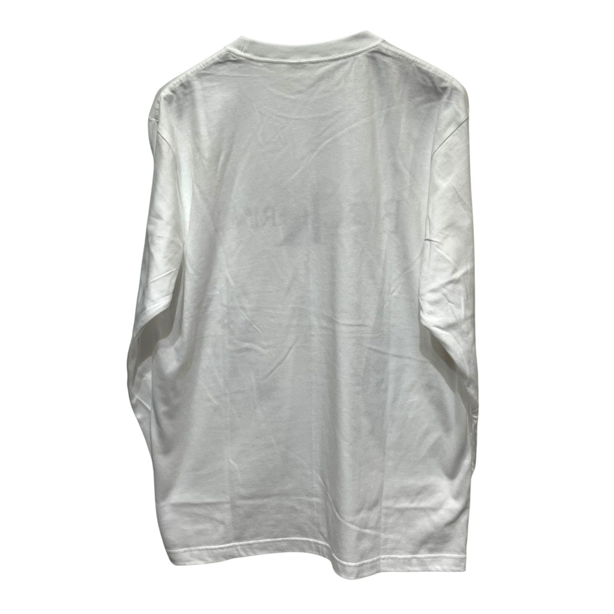 BLEECKER INC． bleeCKer L S Tee -whiteロゴプリントTシャツ 古着・中古-2枚目のアイテム画像