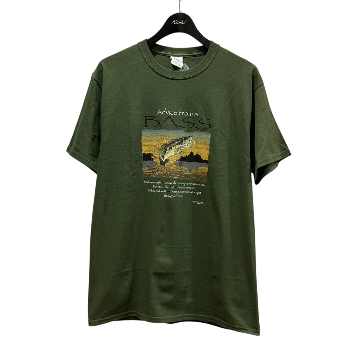 PORT＆COMPANY バスプリントTシャツ 古着・中古-1枚目のアイテム画像