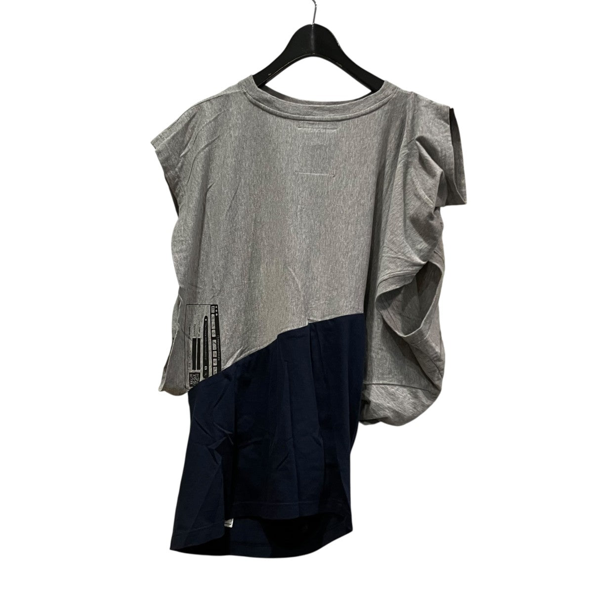 Maison MIHARA YASUHIRO Sideway TshirtsドッキングプリントTシャツB04TS751 古着・中古-2枚目のアイテム画像