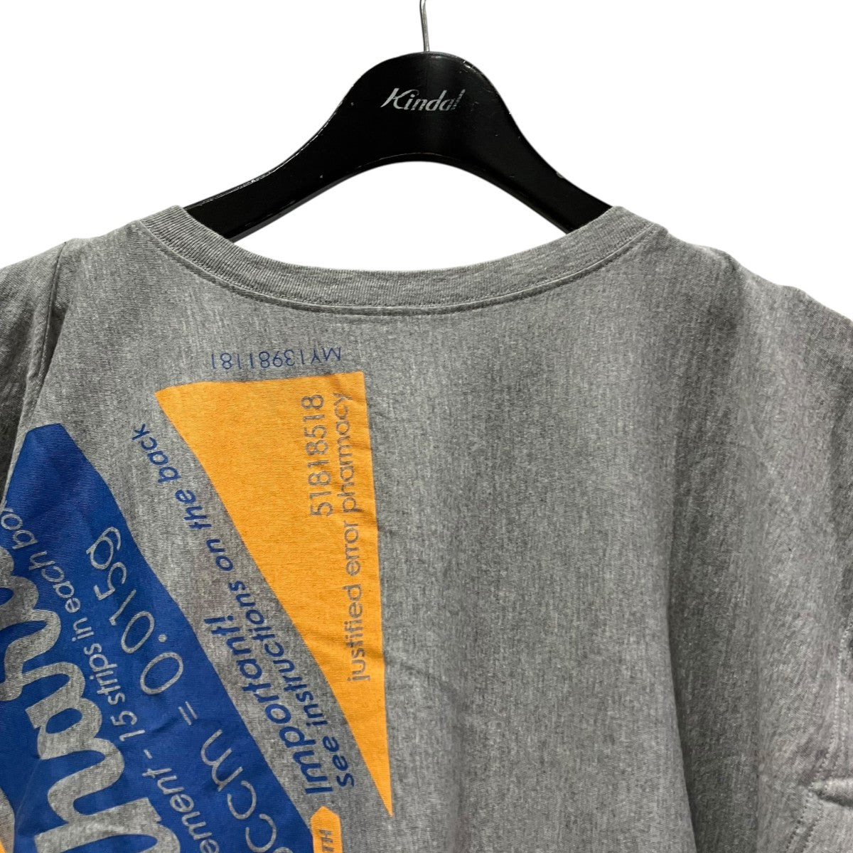 Maison MIHARA YASUHIRO Sideway TshirtsドッキングプリントTシャツB04TS751 古着・中古-3枚目のアイテム画像
