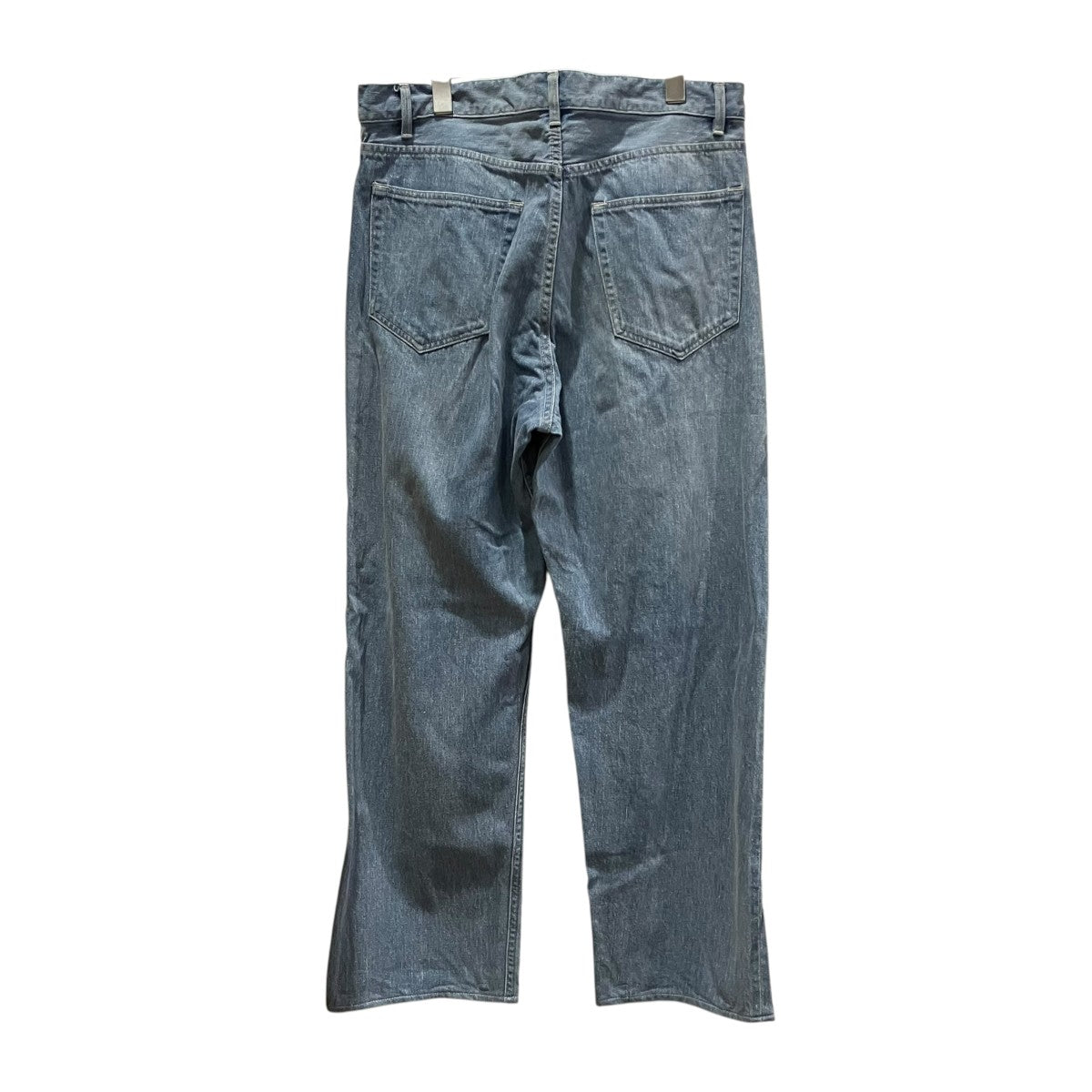 AURALEE(オーラリー) SELVEDGE FADED LIGHT DENIM WIDE PANTSワイド