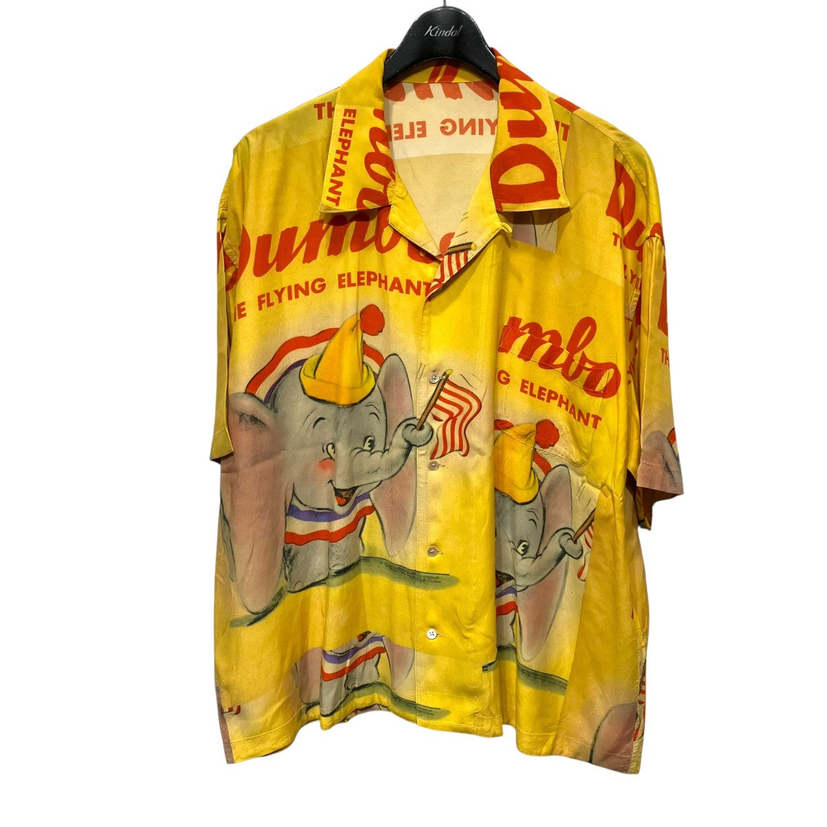 Porter Classic DISNEY V P PC ALOHA COLLECTION ALOHA SHIRT DUMBOダンボプリントアロハシャツ 古着・中古-1枚目のアイテム画像