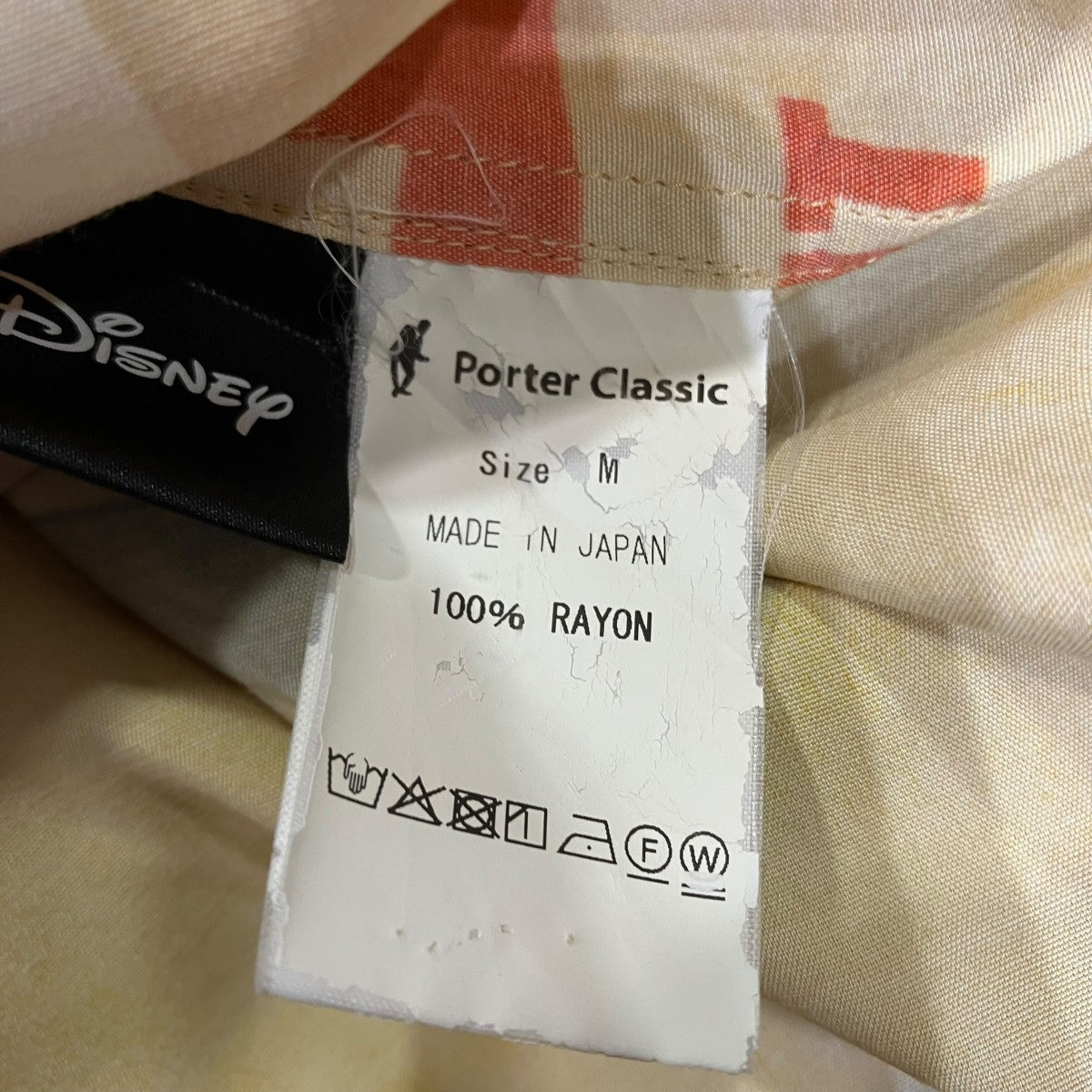 Porter Classic DISNEY V P PC ALOHA COLLECTION ALOHA SHIRT DUMBOダンボプリントアロハシャツ 古着・中古-4枚目のアイテム画像