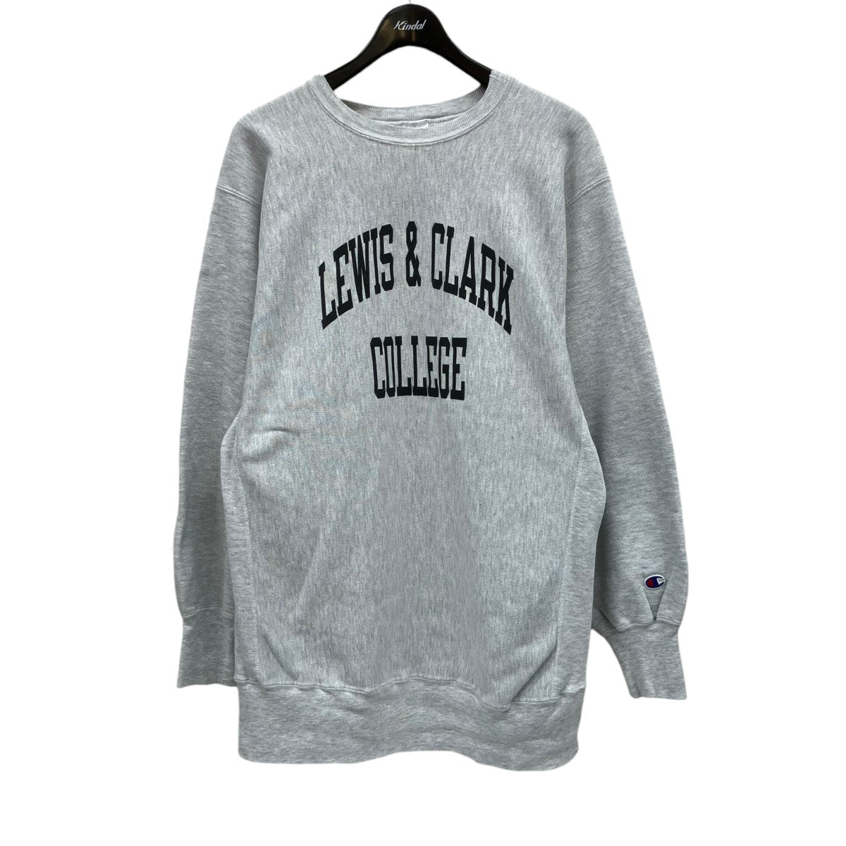 Champion REVERSE WEAVE 90’S LEWIS ＆ CLARK COLLEGEクルーネックスウェット 古着・中古-1枚目のアイテム画像
