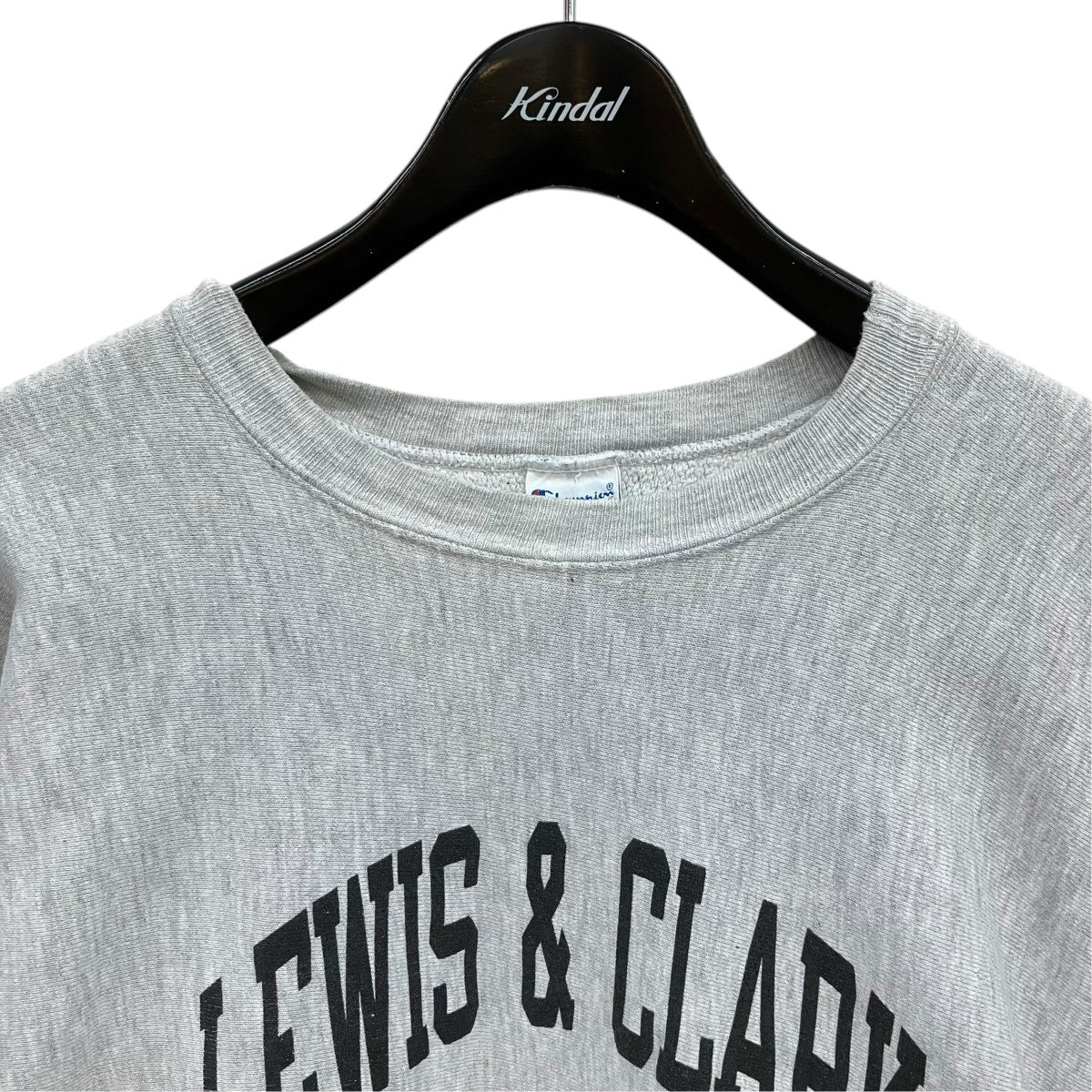 Champion REVERSE WEAVE 90’S LEWIS ＆ CLARK COLLEGEクルーネックスウェット 古着・中古-2枚目のアイテム画像