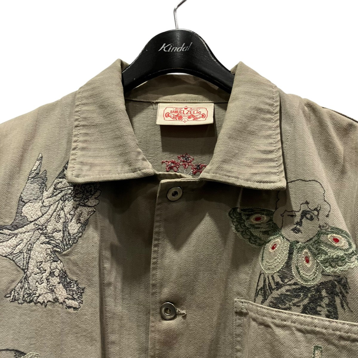 New Rituals Chore Jacket刺繍ミリタリーシャツ