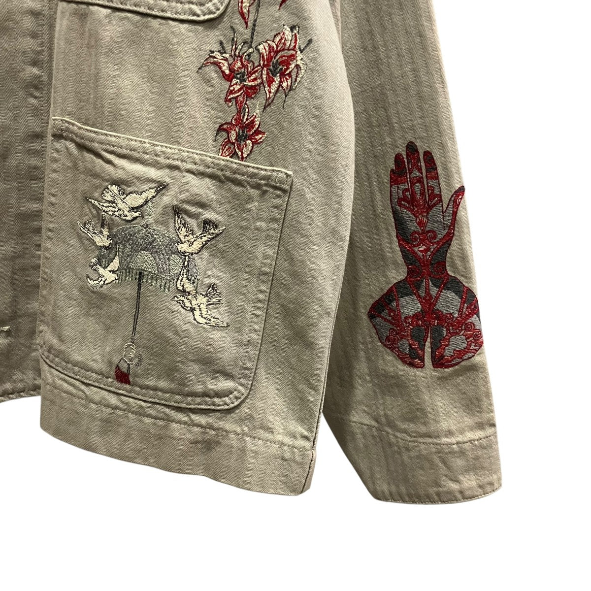 New Rituals Chore Jacket刺繍ミリタリーシャツ
