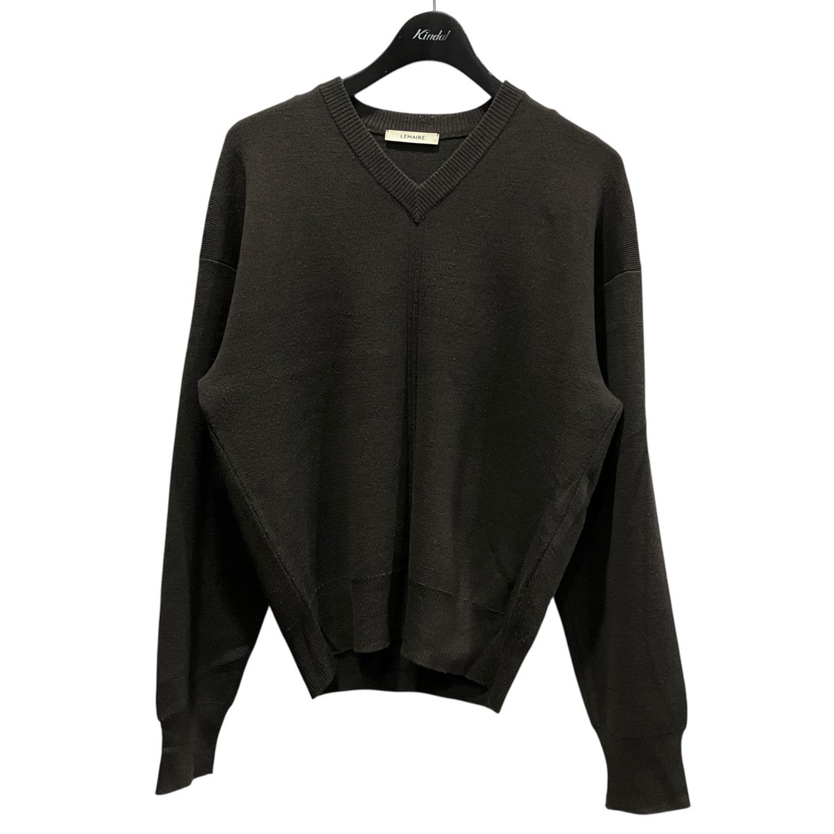 25AWDARK CACAO V NECK SWEATERVネックニットTO1430 LK087