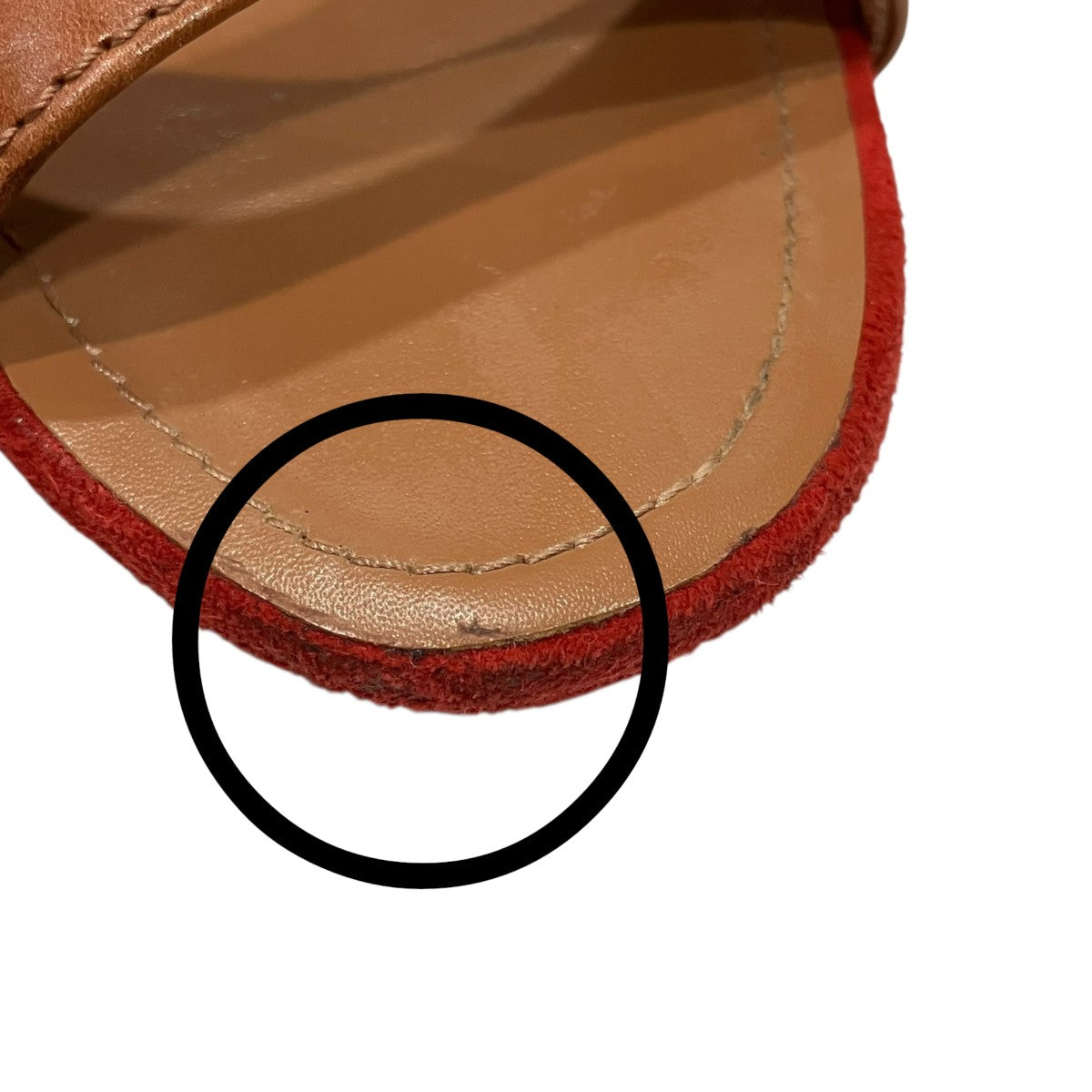 スウェードサンダル
