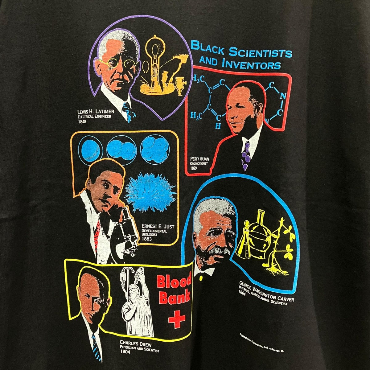 Cotton Expressions Black Scientists and InventorsサイエンティストプリントTシャツ 古着・中古-4枚目のアイテム画像