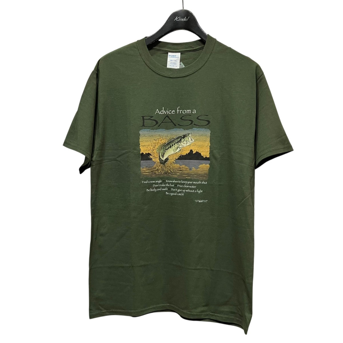 PORT＆COMPANY バスプリントTシャツ 古着・中古-1枚目のアイテム画像
