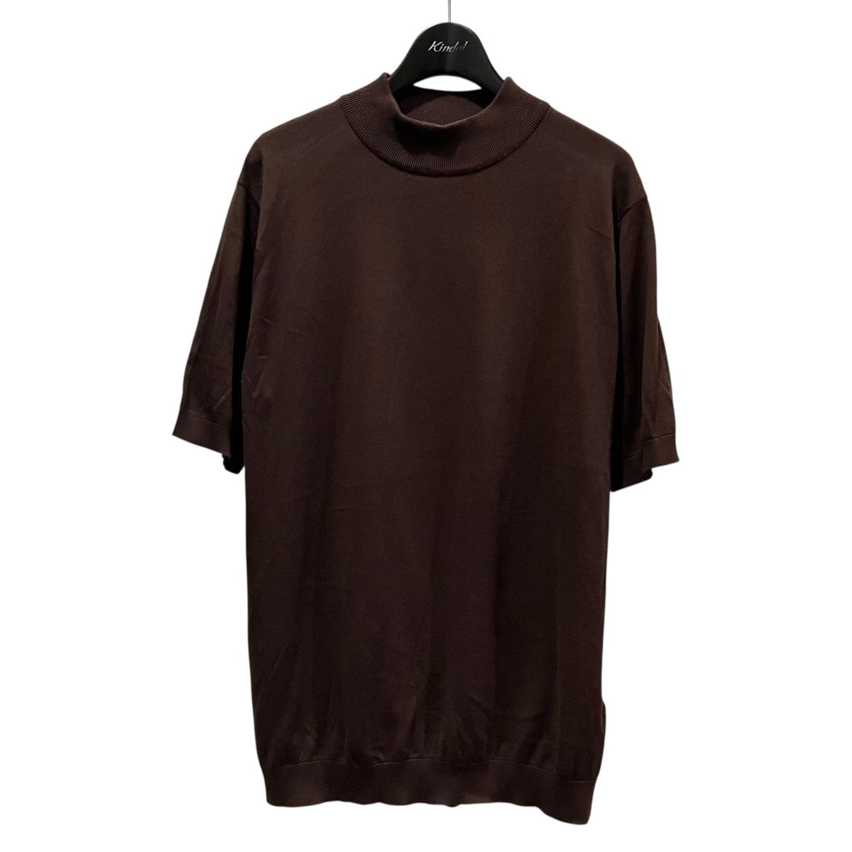JOHN SMEDLEY コットンニットTシャツ 古着・中古-1枚目のアイテム画像