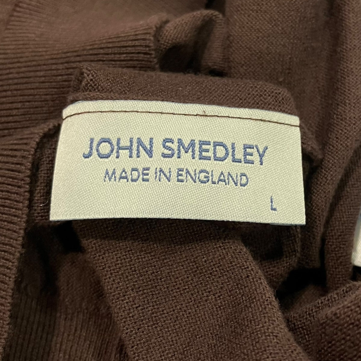 JOHN SMEDLEY コットンニットTシャツ 古着・中古-4枚目のアイテム画像