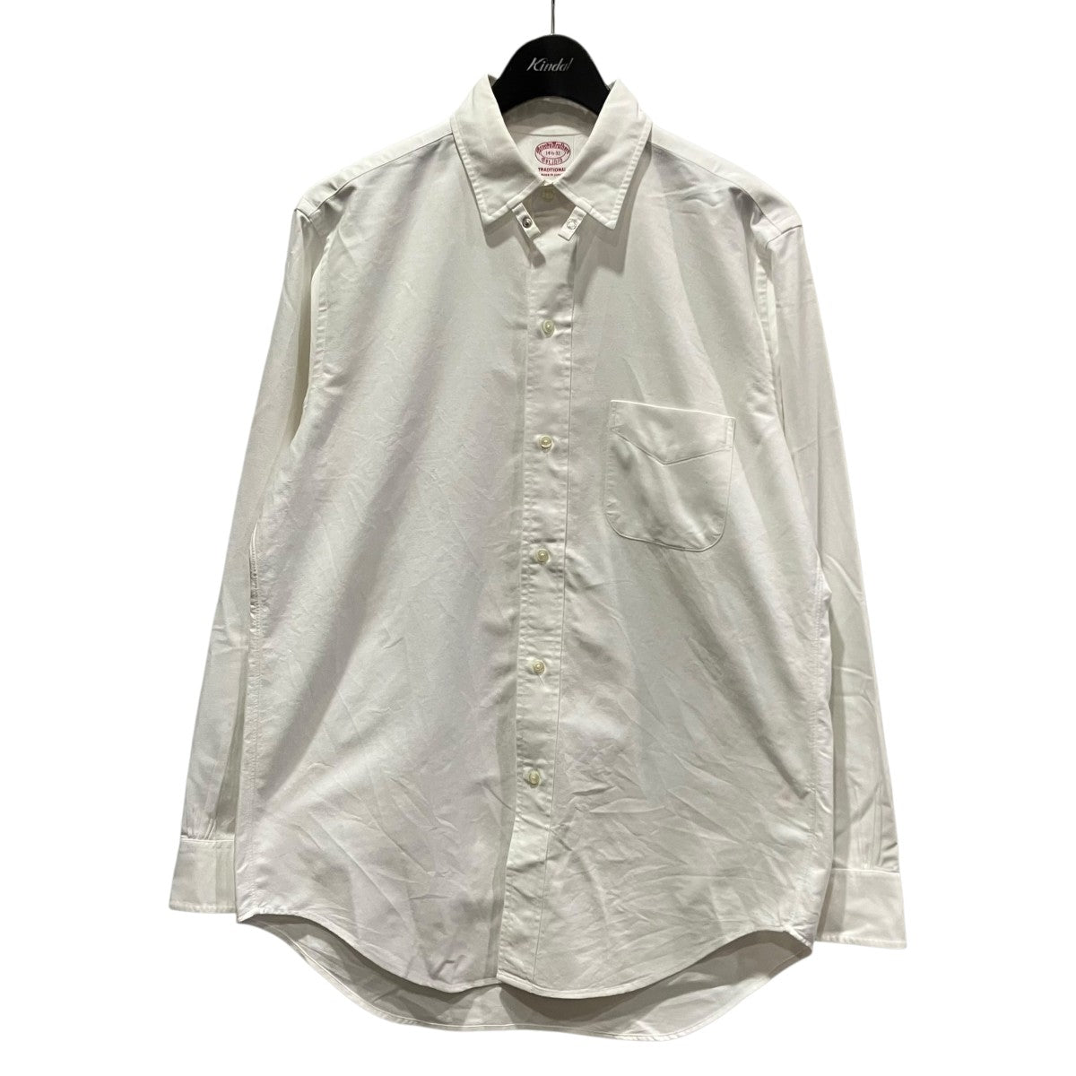 BROOKS BROTHERS オックスフォードボタンダウンシャツ19-70-5675-01 古着・中古-1枚目のアイテム画像