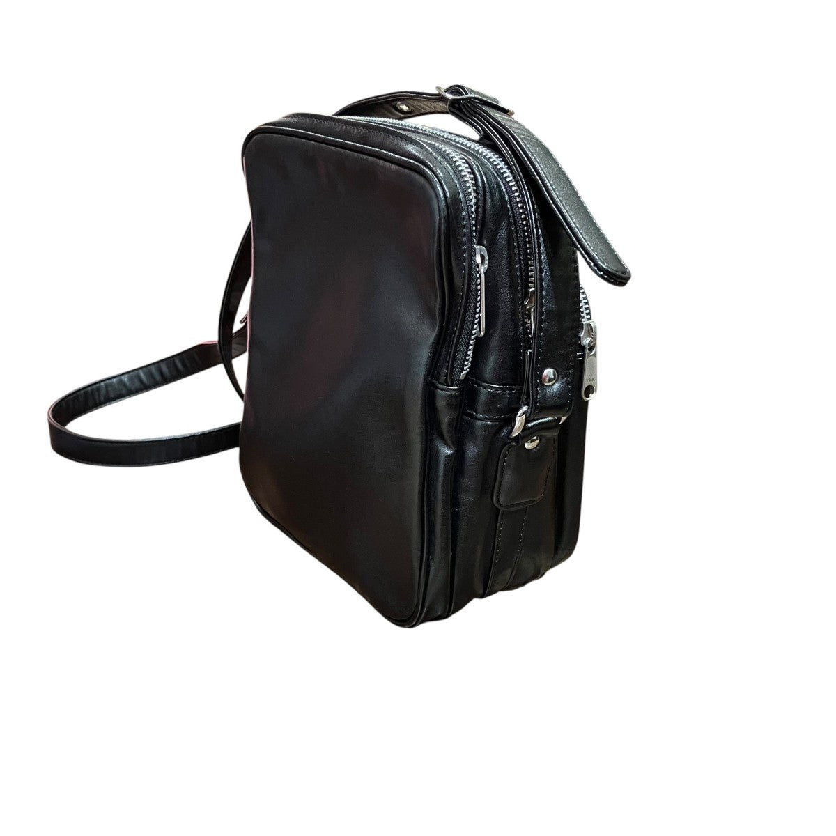 COMME des GARCONS フェイクレザーショルダーバッグOL-K 206 古着・中古-2枚目のアイテム画像