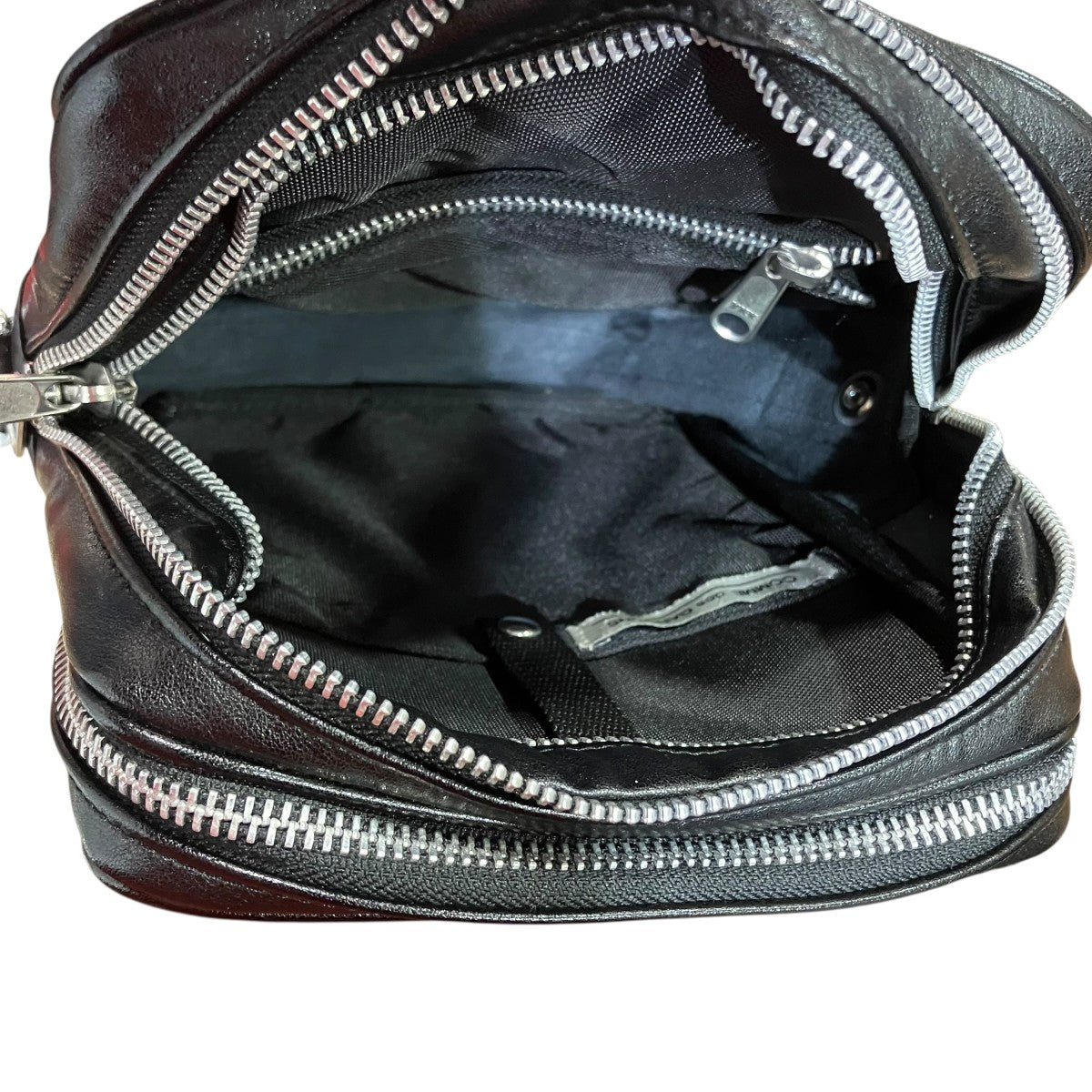 COMME des GARCONS フェイクレザーショルダーバッグOL-K 206 古着・中古-6枚目のアイテム画像