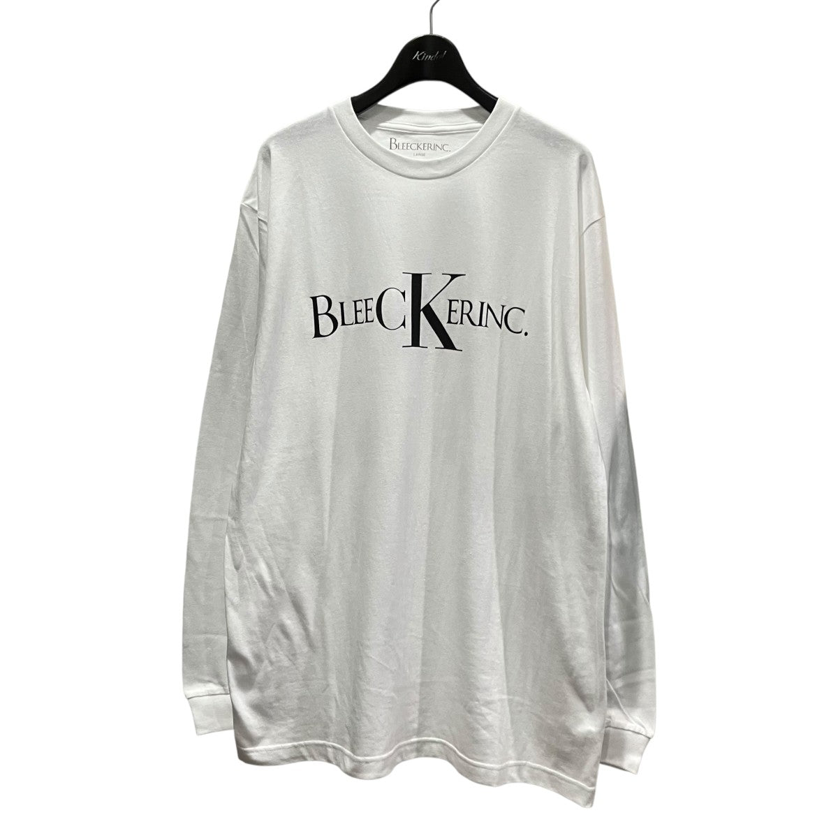 BLEECKER INC． bleeCKer L S Tee -white長袖Tシャツ 古着・中古-1枚目のアイテム画像