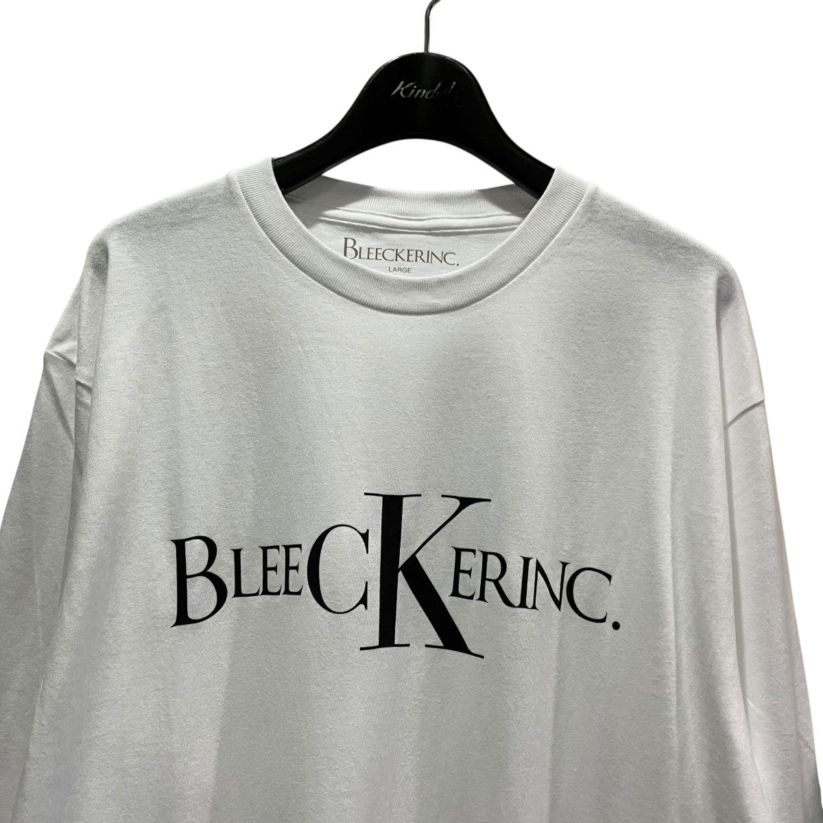 BLEECKER INC． bleeCKer L S Tee -white長袖Tシャツ 古着・中古-3枚目のアイテム画像