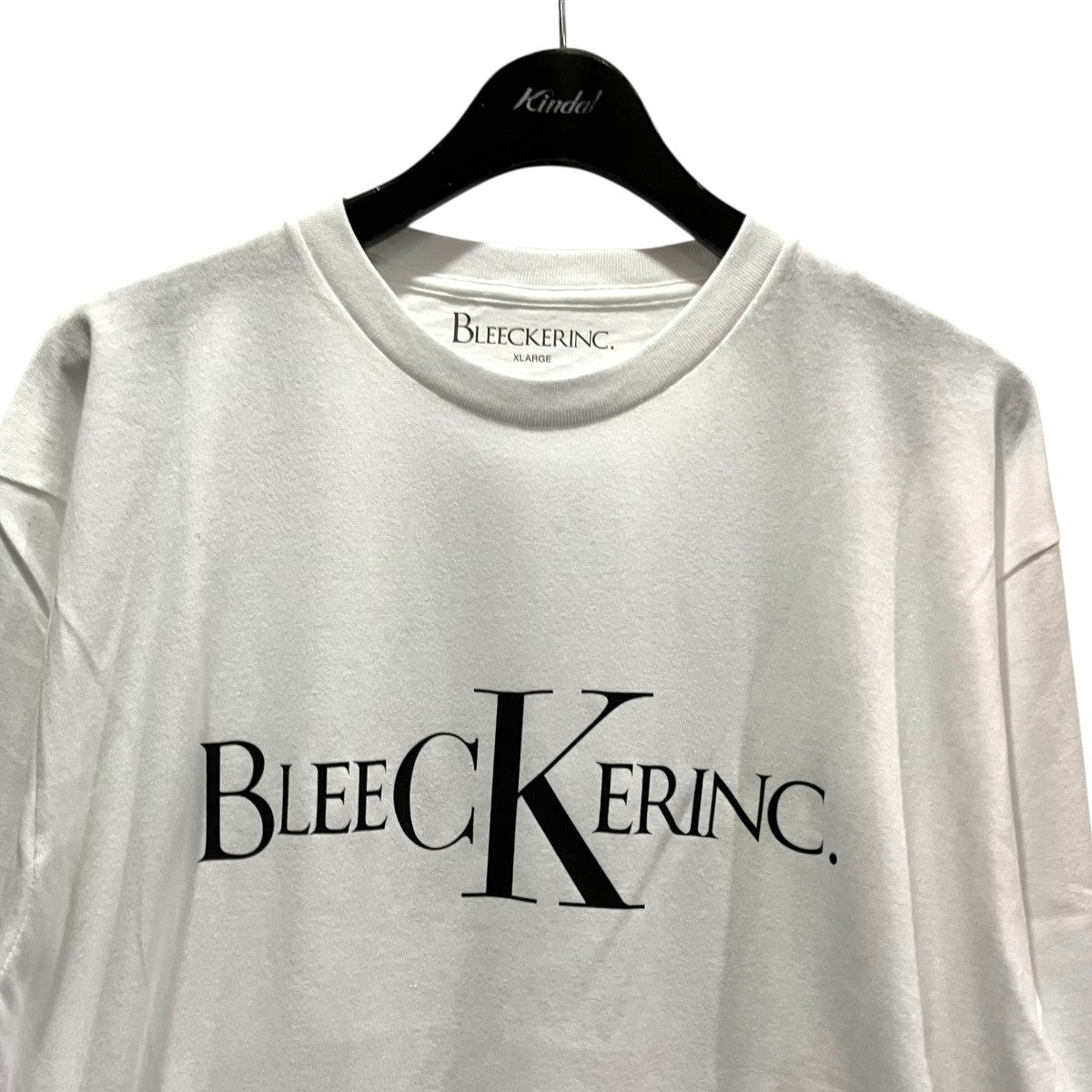 bleeCKer L S Tee -white長袖Tシャツ