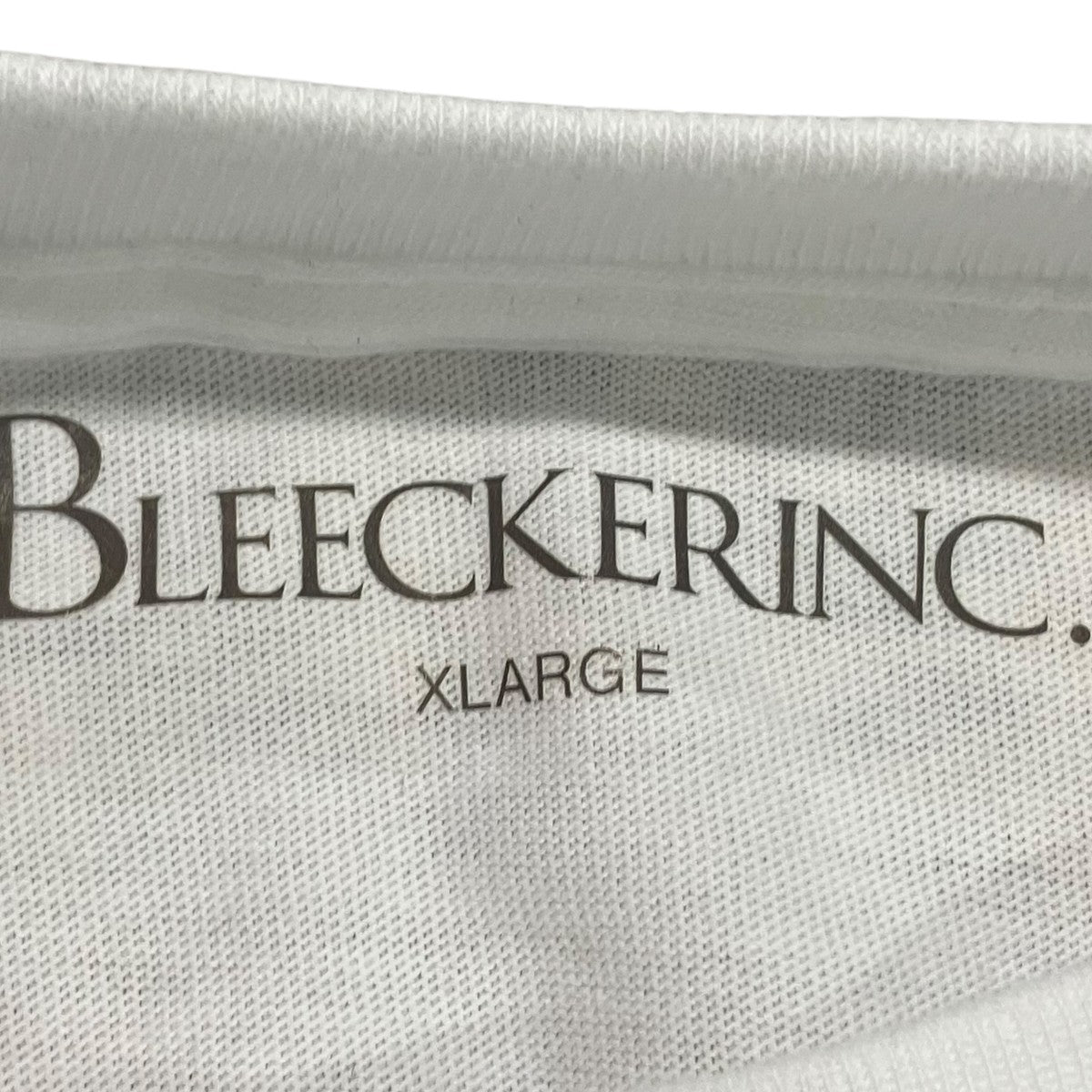 bleeCKer L S Tee -white長袖Tシャツ