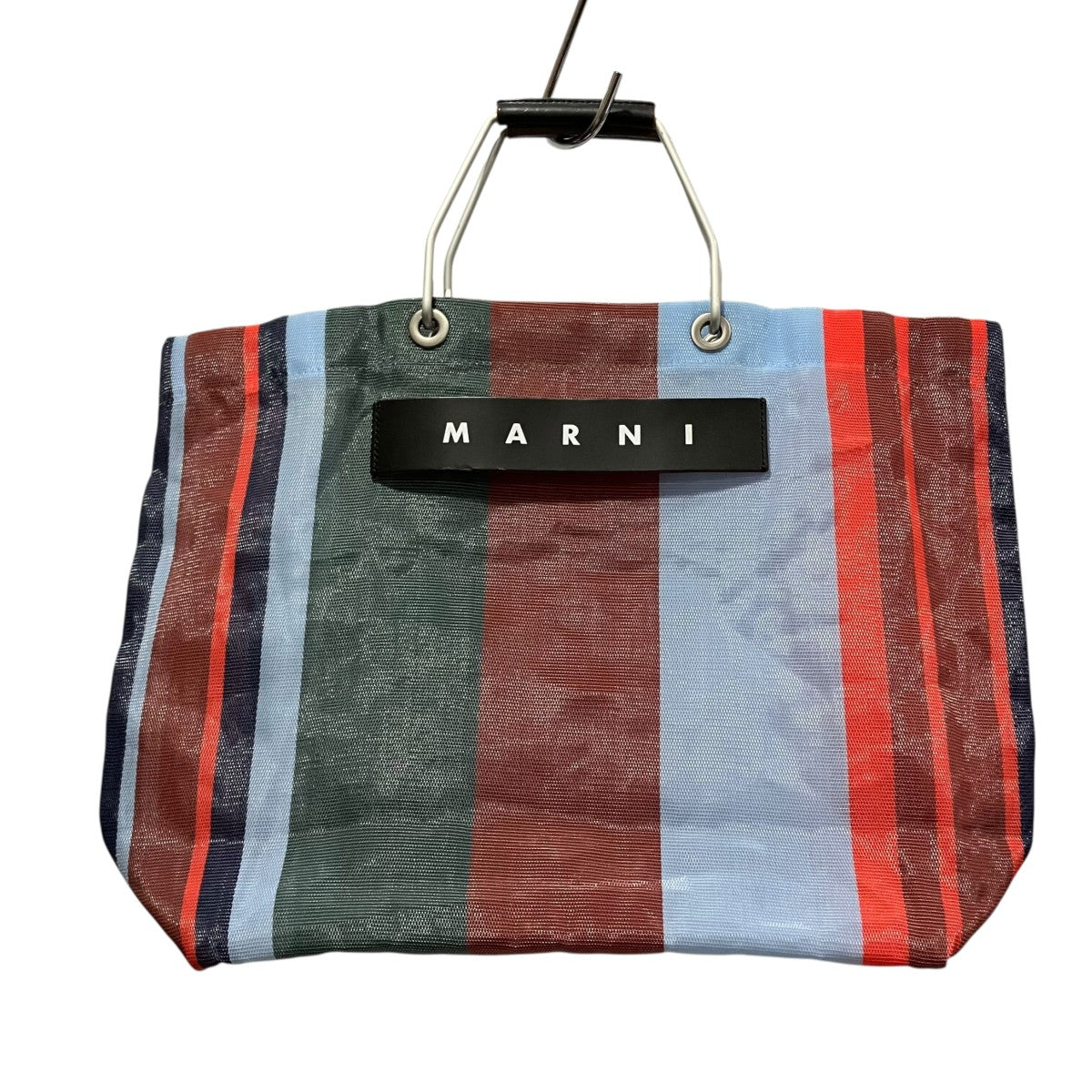 MARNI MARNI MARKET STRIPE BAGトートバッグ 古着・中古-1枚目のアイテム画像