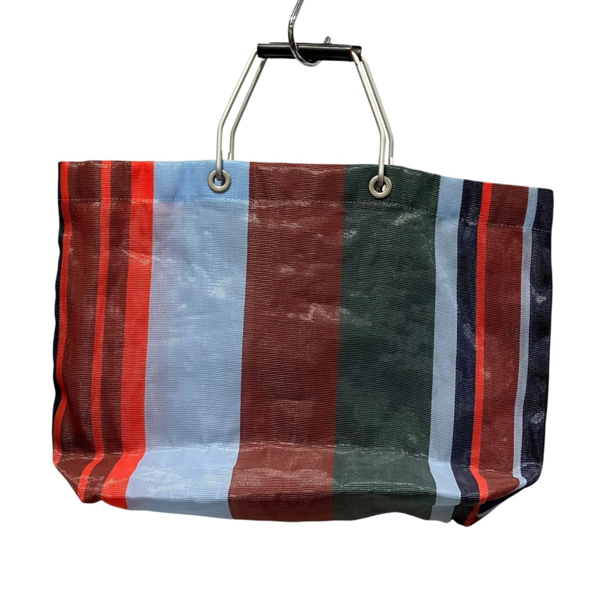 MARNI MARNI MARKET STRIPE BAGトートバッグ 古着・中古-2枚目のアイテム画像