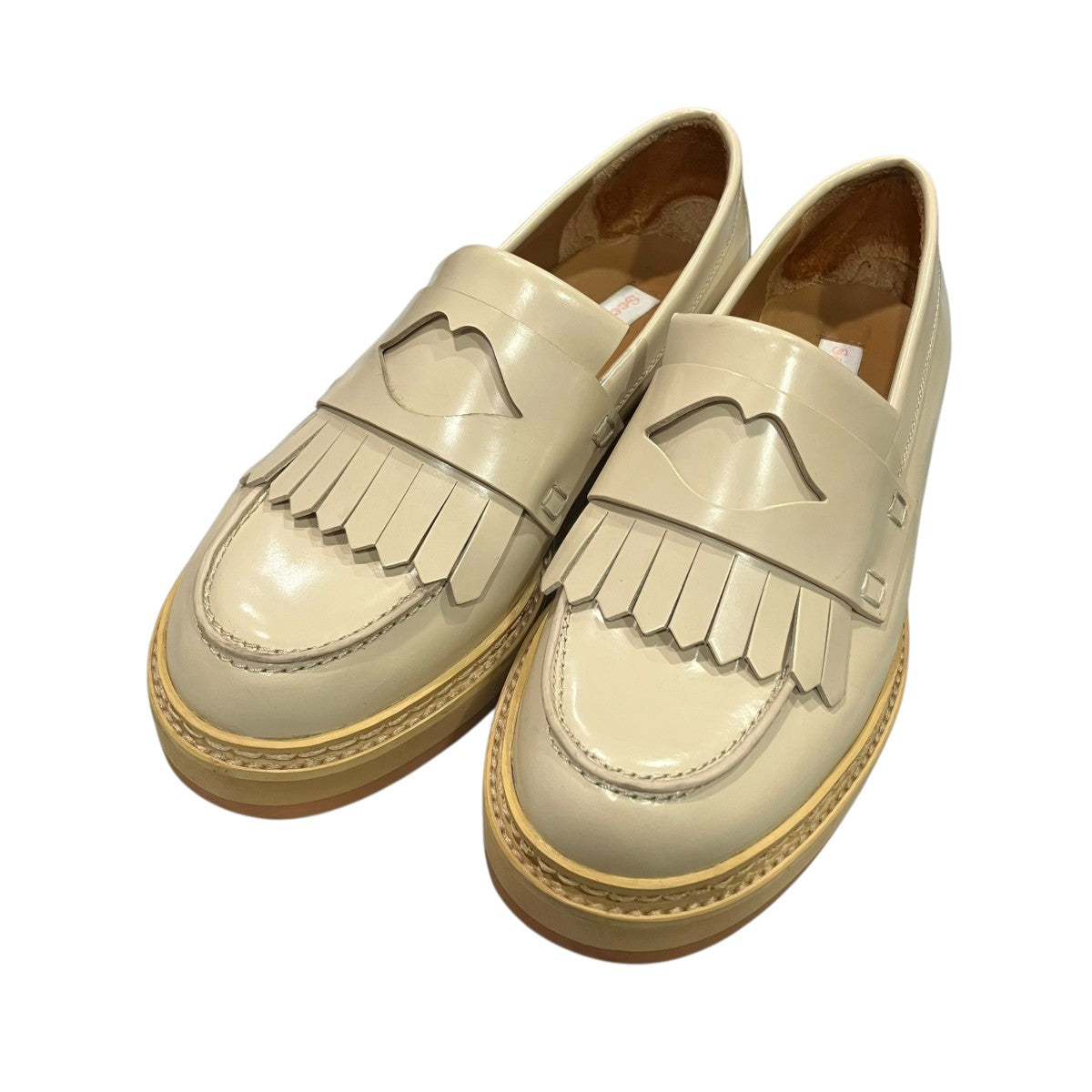 SEE BY CHLOE エナメルタッセルローファー 古着・中古-1枚目のアイテム画像