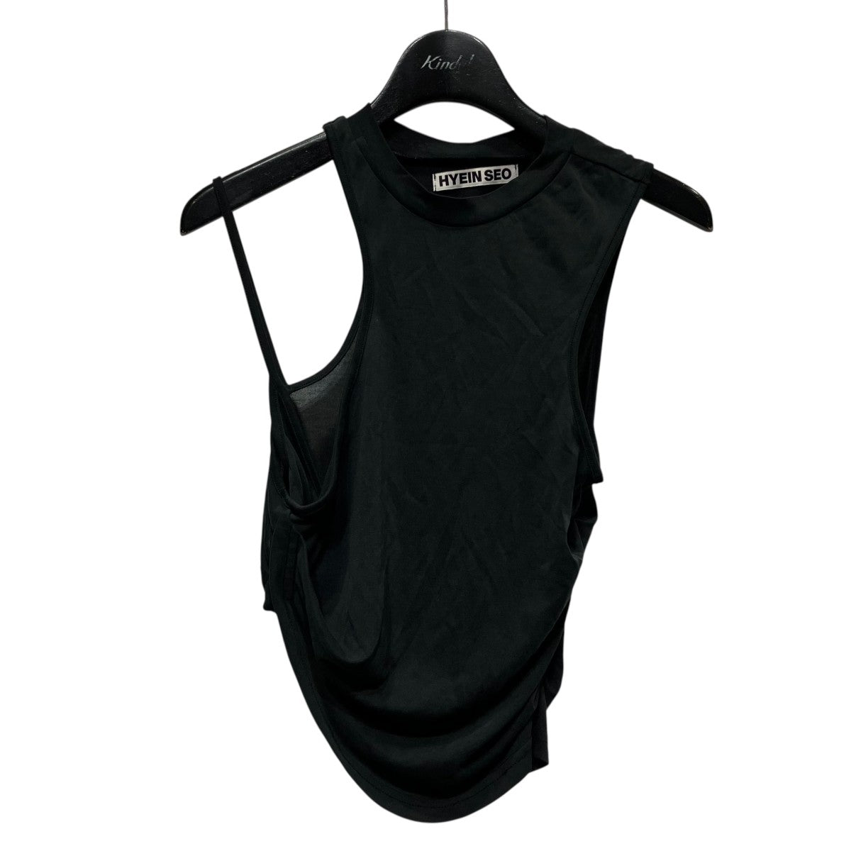 HYEIN SEO Twisted Crop Topノースリーブカットソー 古着・中古-1枚目のアイテム画像