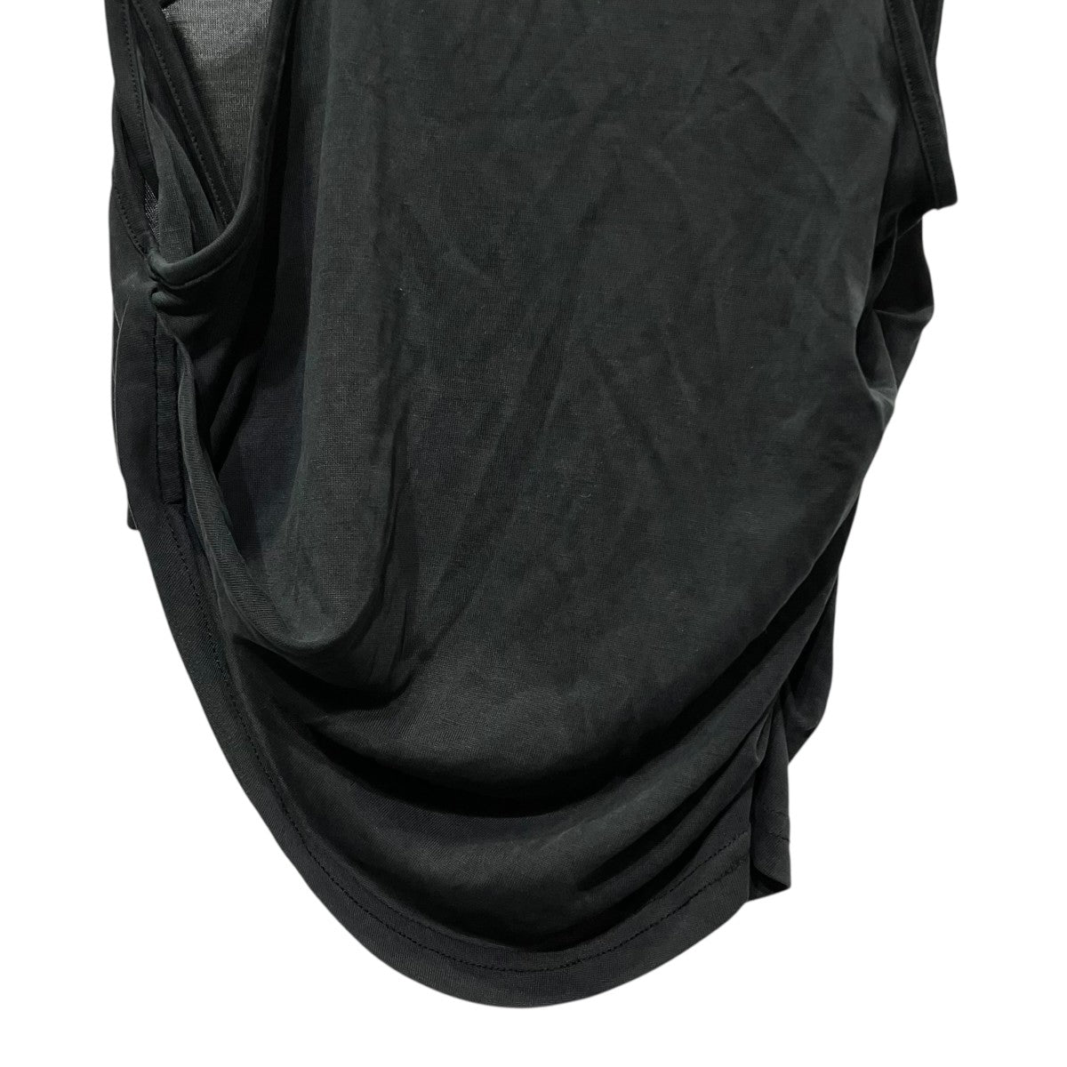 HYEIN SEO Twisted Crop Topノースリーブカットソー 古着・中古-4枚目のアイテム画像