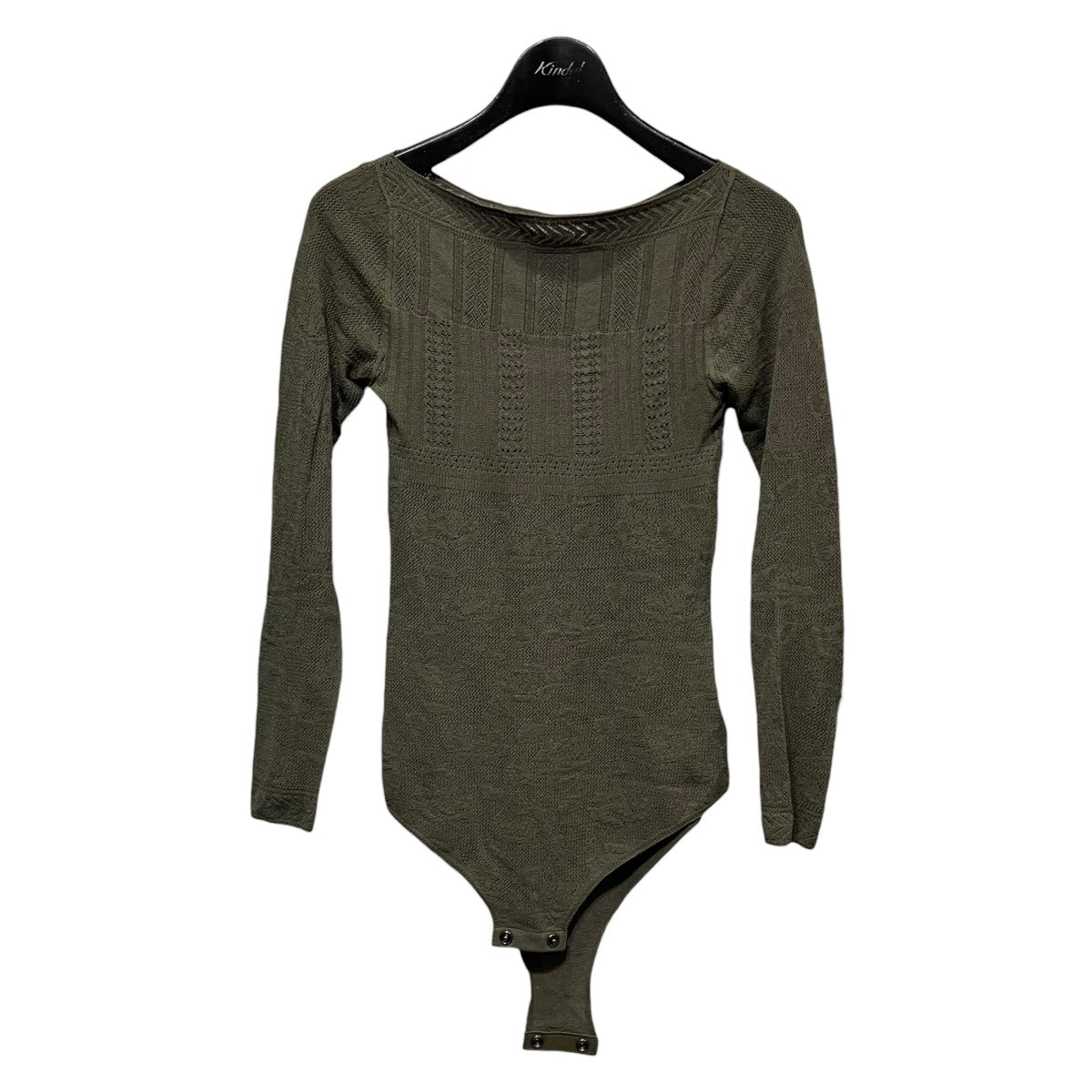 FETICO(フェティコ) ROSE PATTERN LACE KNIT BODYSUITローズパターン