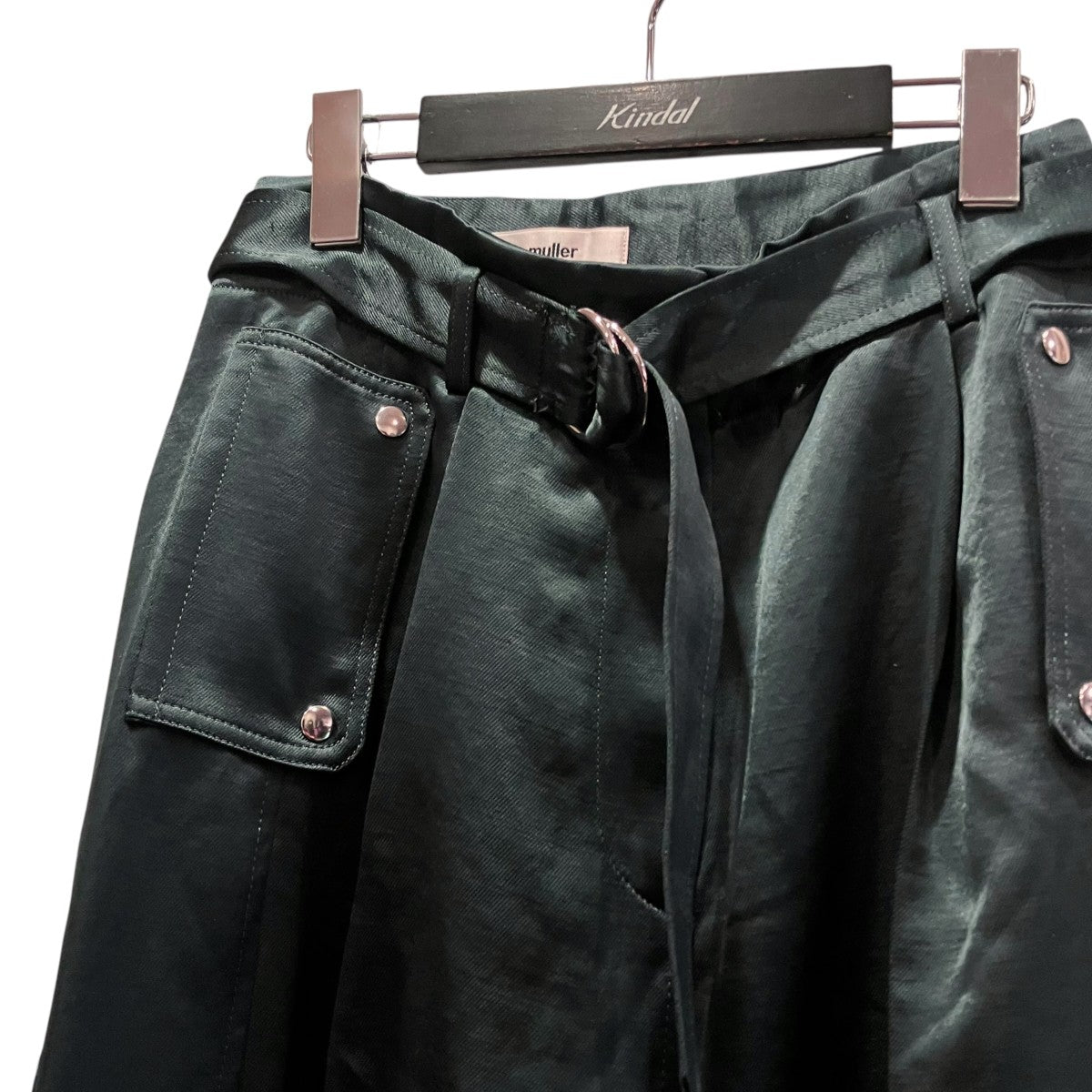muller of yoshiokubo GLITTER SIX POCKET PANTSベルテッドパンツMLF25416 古着・中古-5枚目のアイテム画像