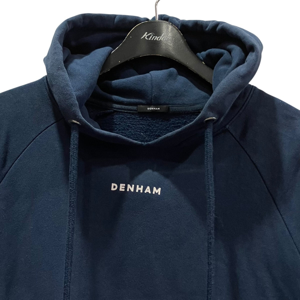 Denham GLASS HOODY EBBロゴプリントプルオーバーパーカー28200-4-60011 古着・中古-3枚目のアイテム画像