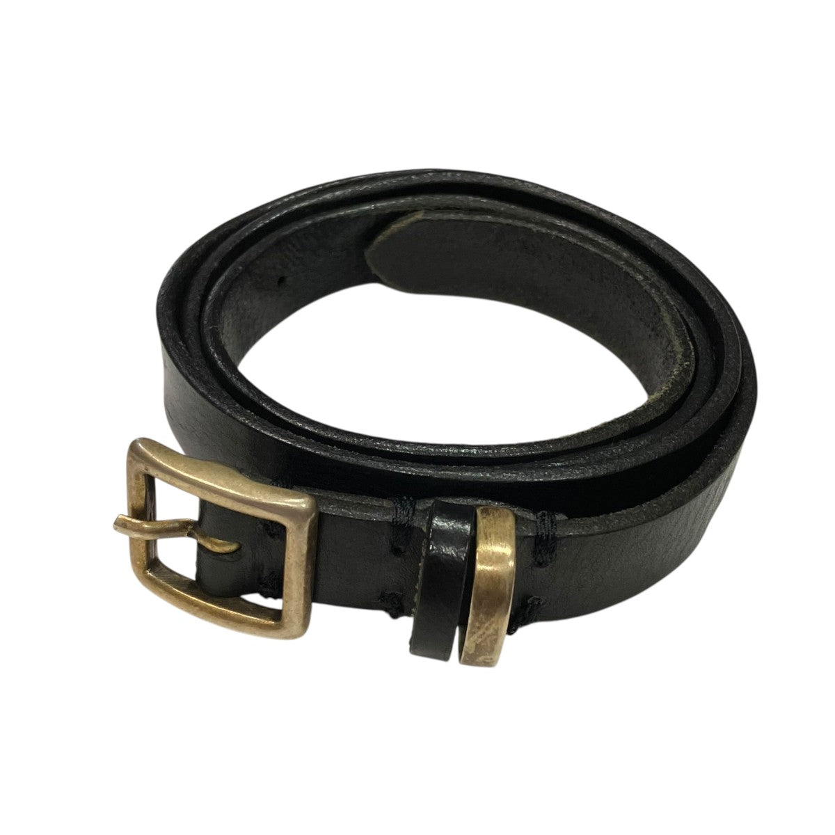 Denham レザーナローベルト 古着・中古-1枚目のアイテム画像